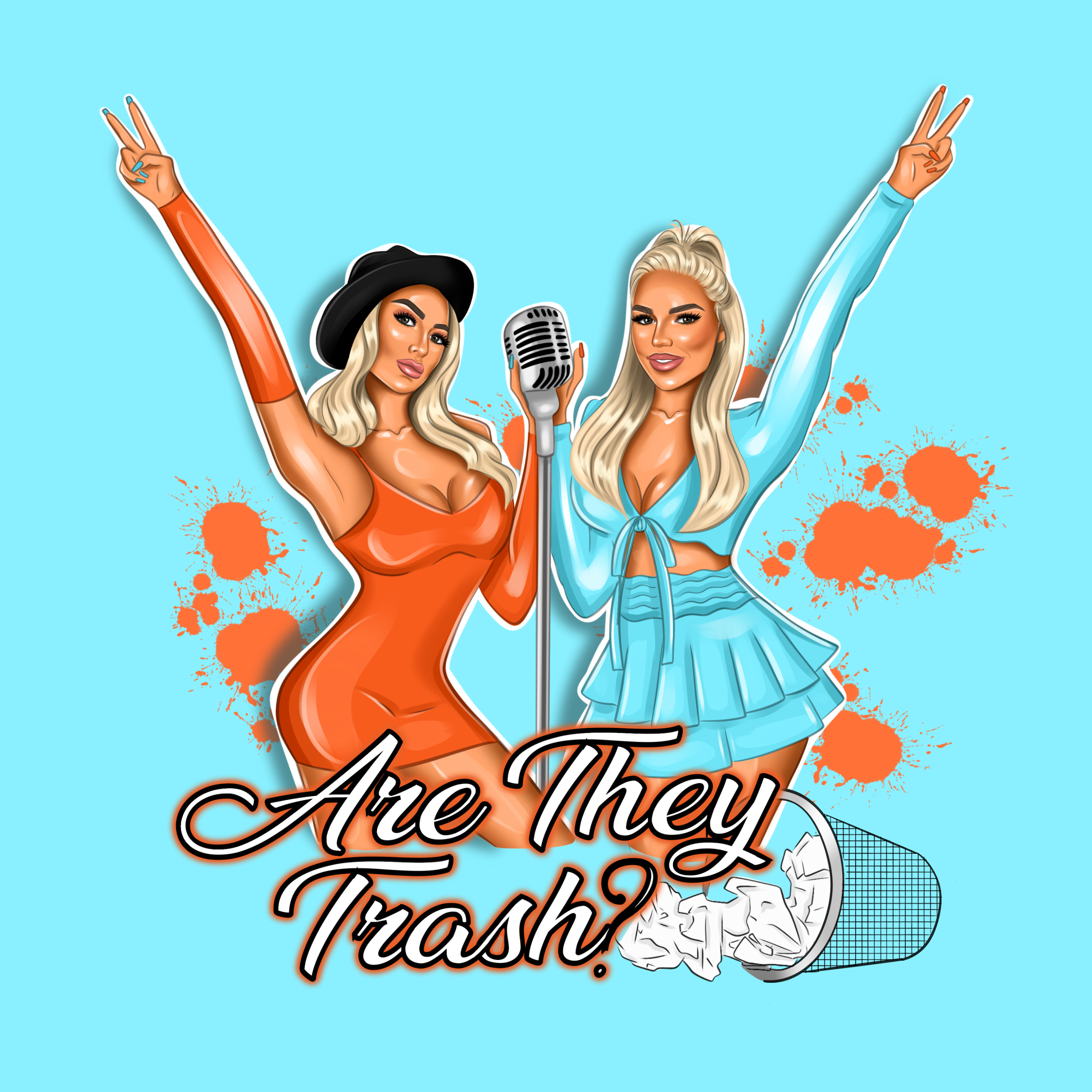 Are They Trash Podcast podcast artwork