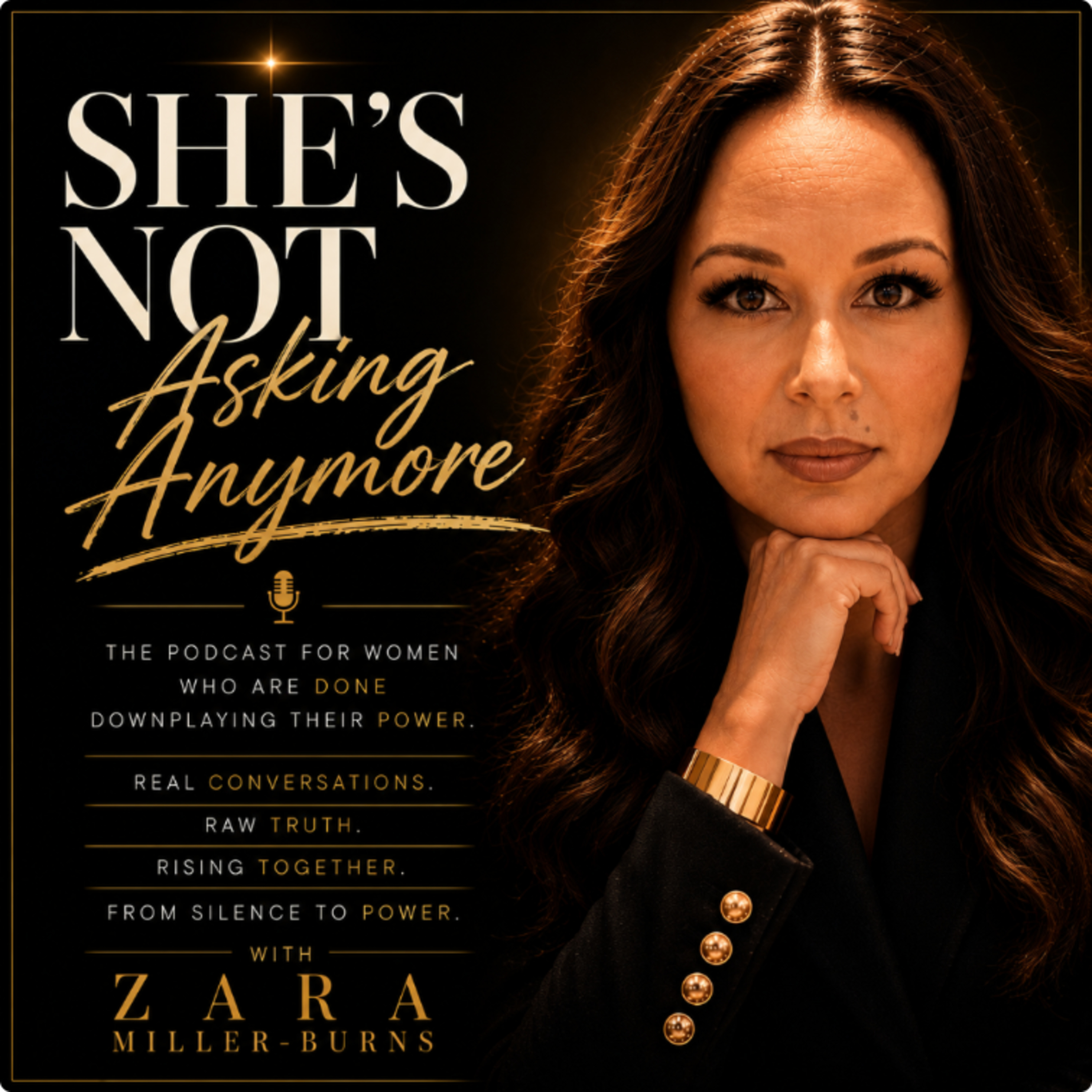 She's not Asking Anymore podcast artwork