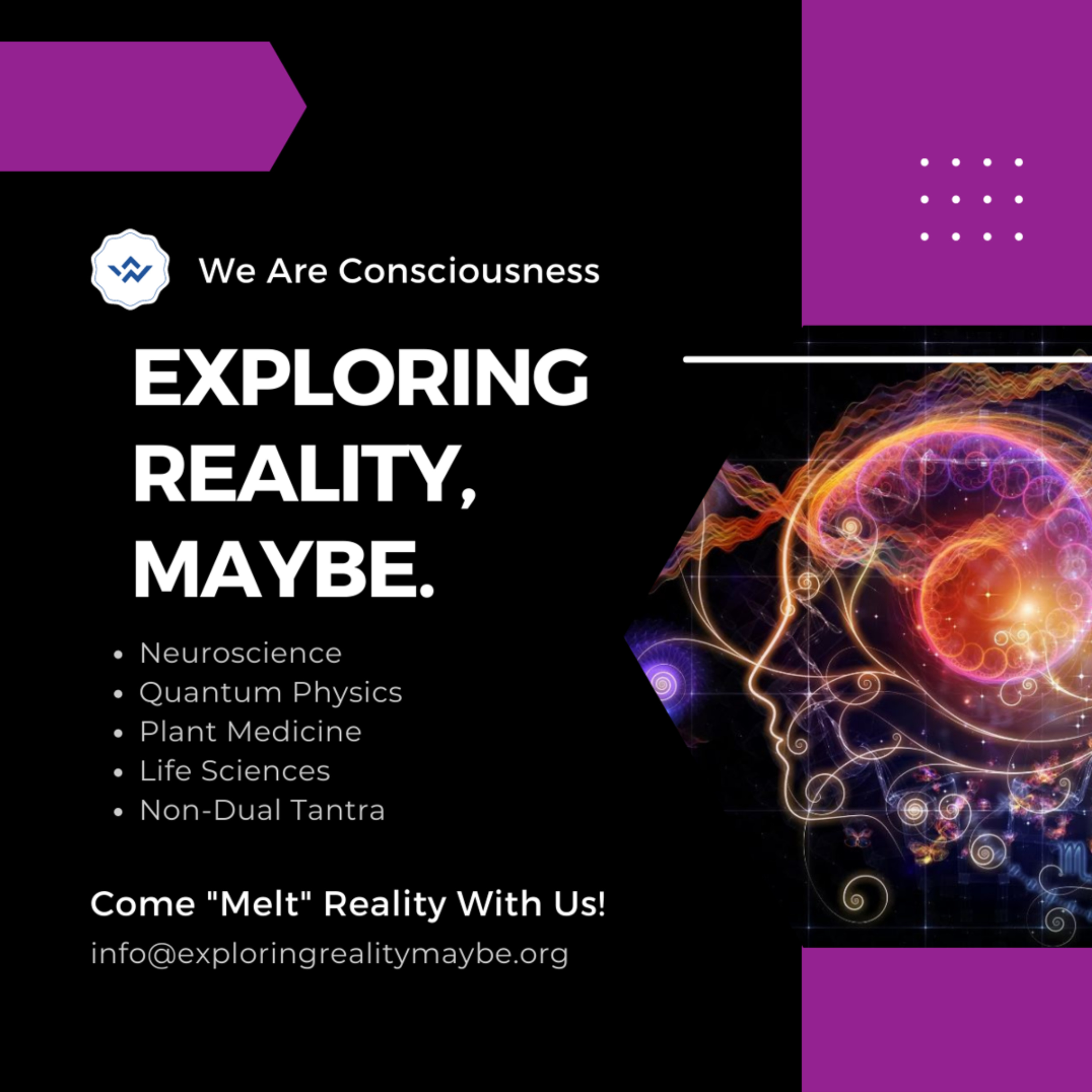 Exploring Reality, Maybe podcast artwork