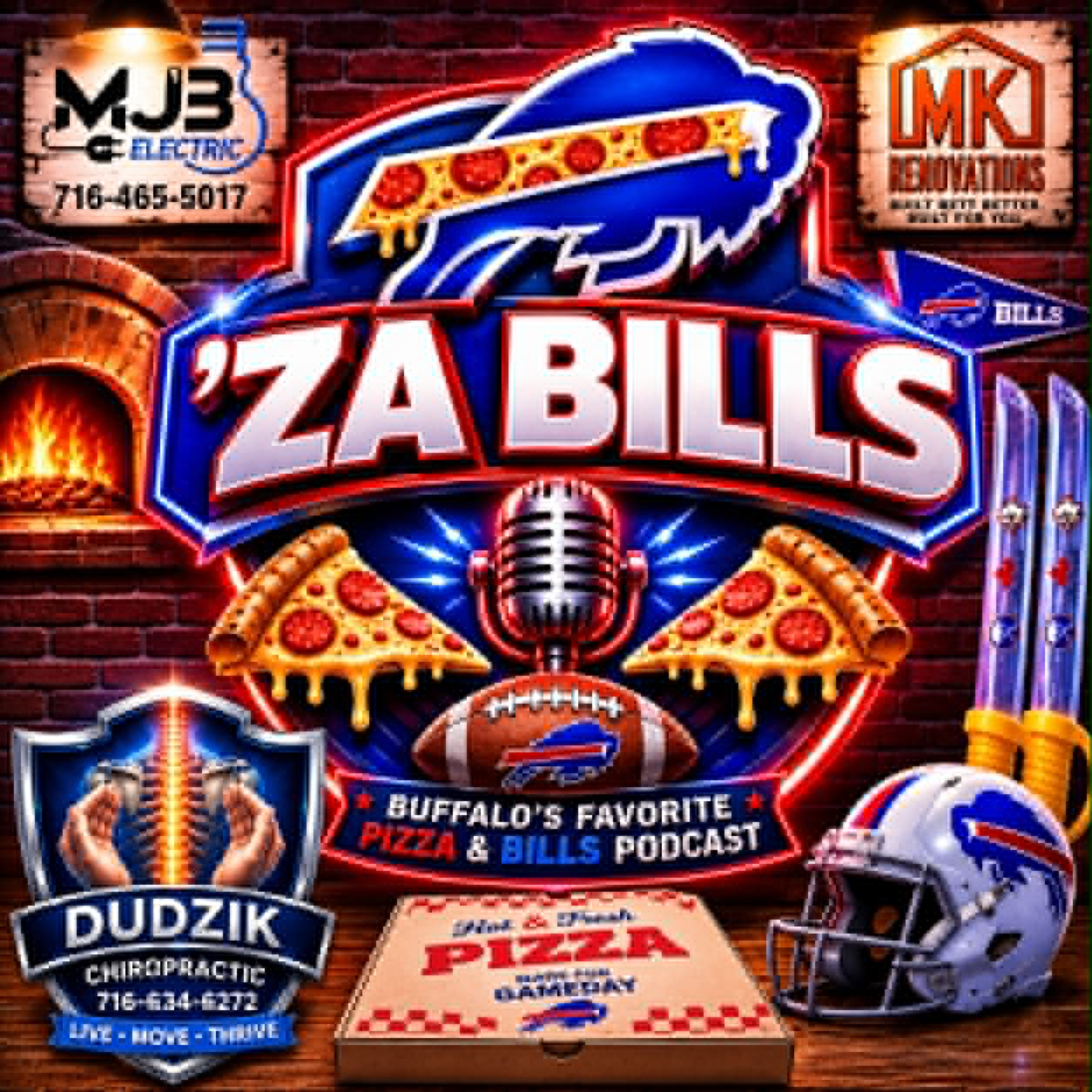 Not all Heroes wear capes...Ours wears #17 Bills & Pats episode artwork
