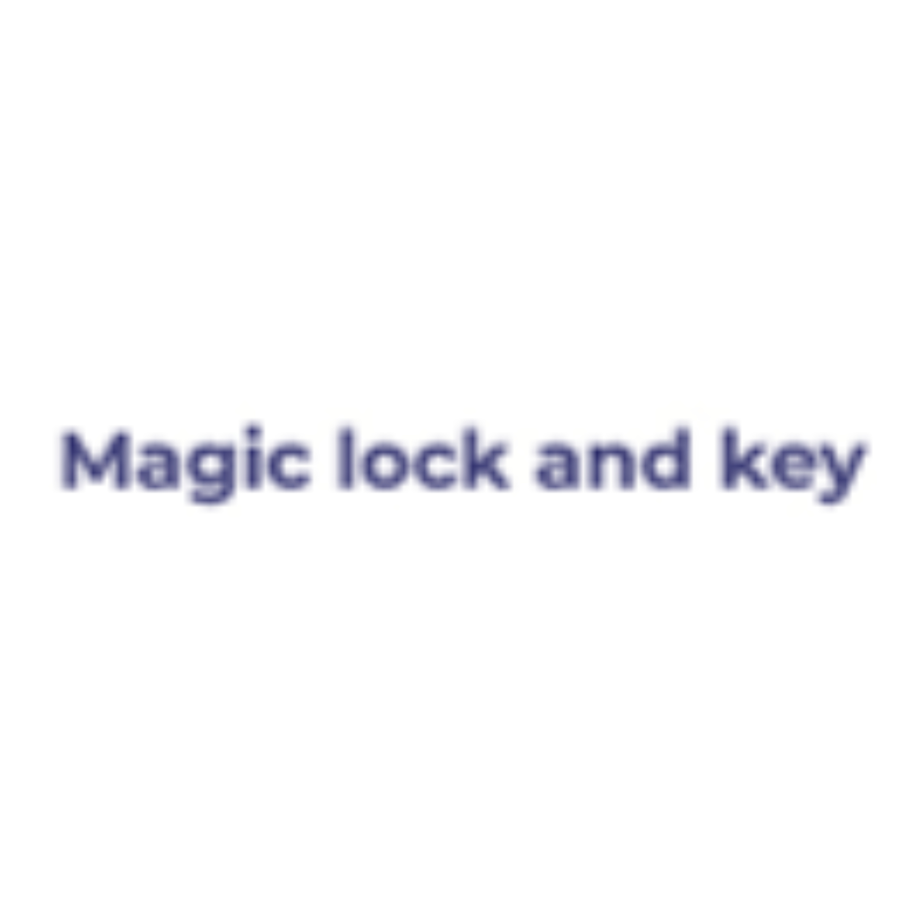 Magic Lock and Key