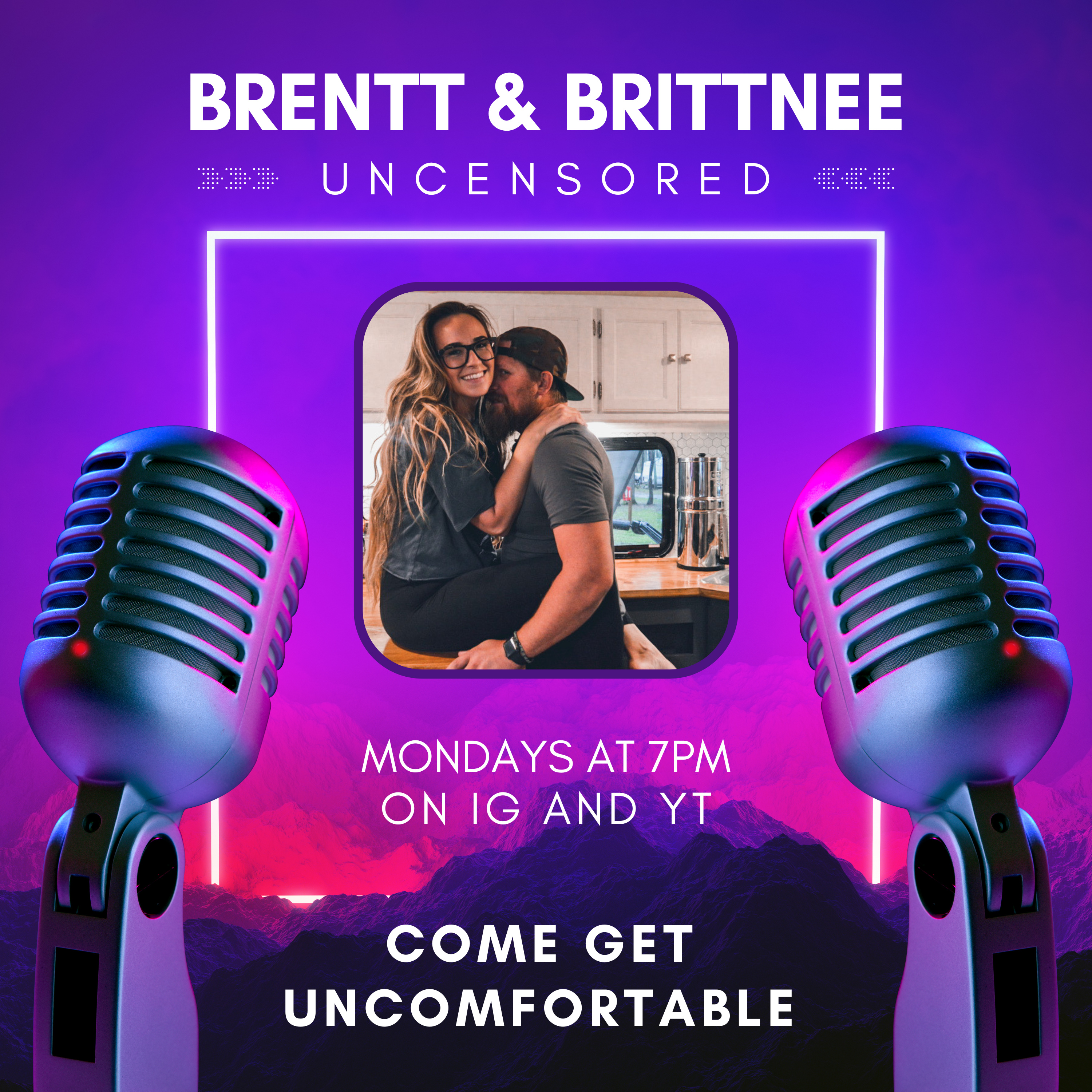 Brentt & Brittnee Uncensored podcast artwork