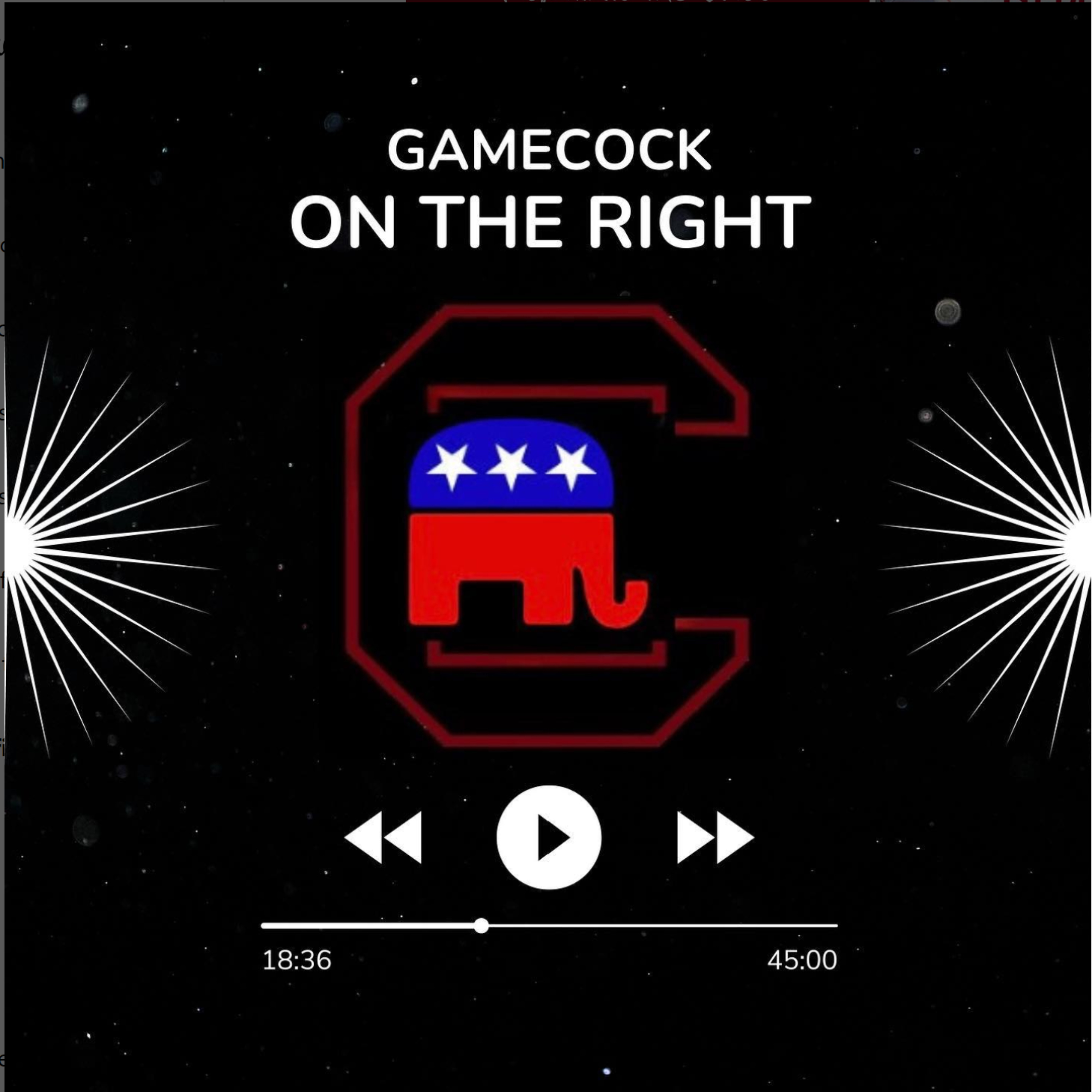 Gamecock on the Right