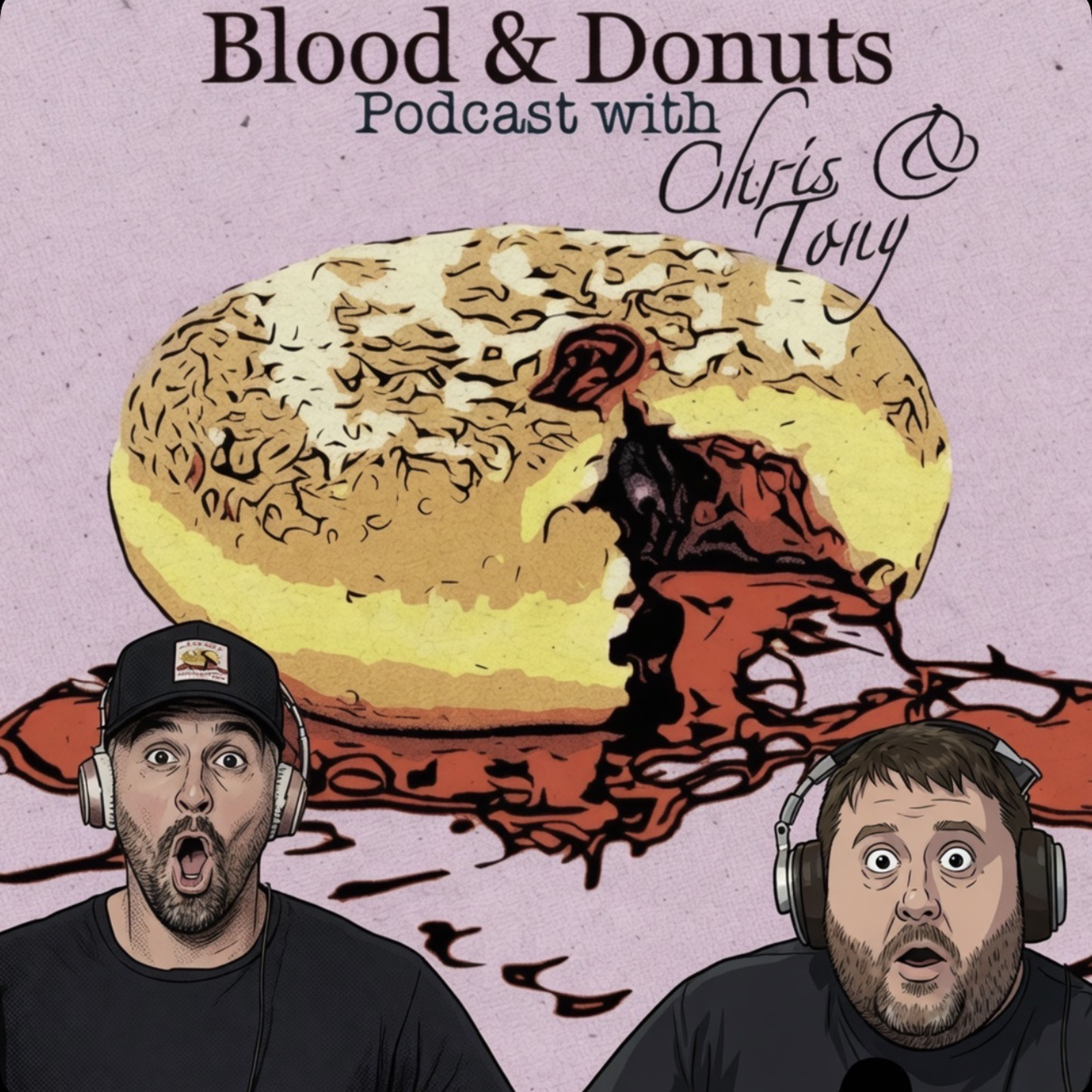 Blood and Donuts-Horror movie podcast podcast artwork