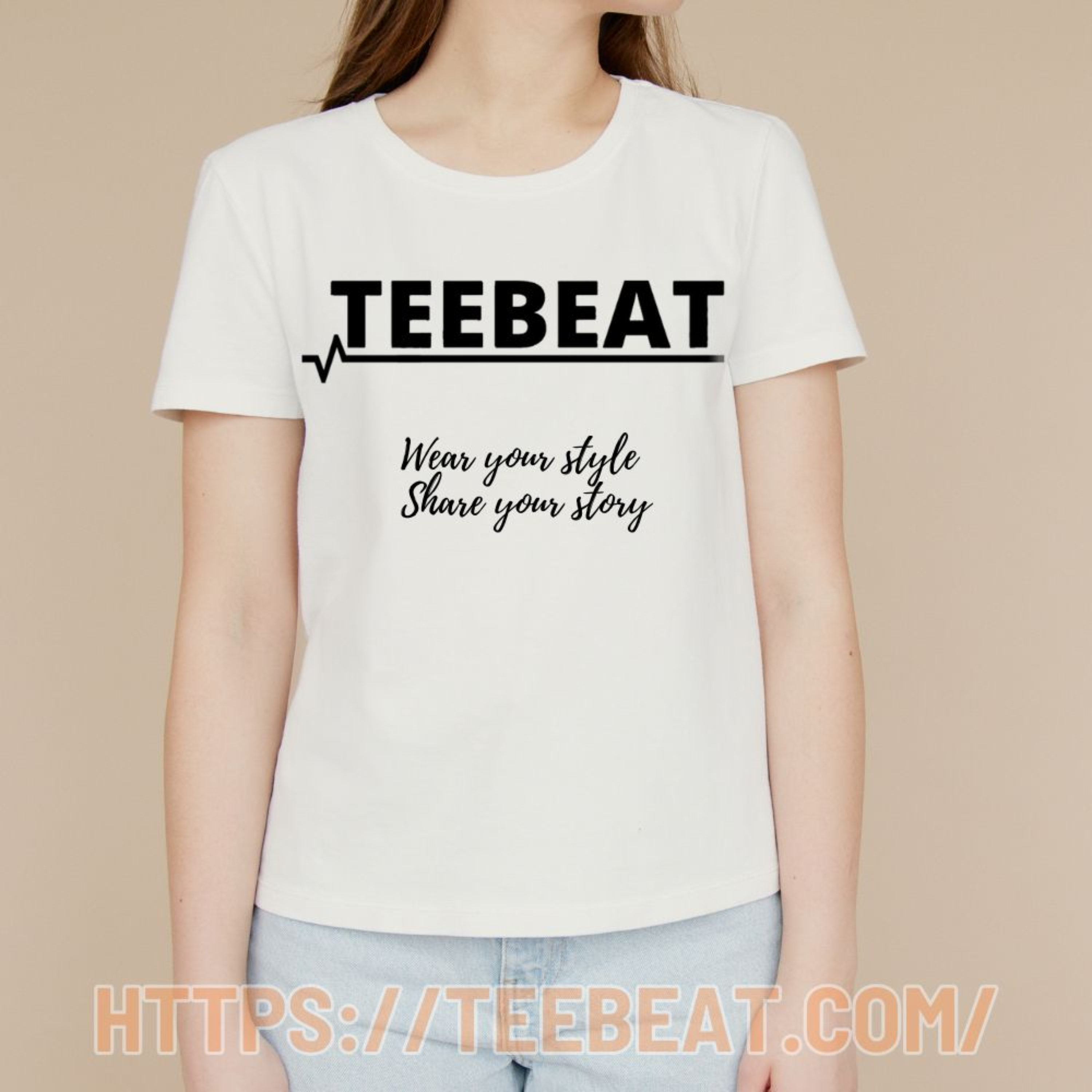 Beautiful POD T Shirts from TeeBeat.com podcast artwork