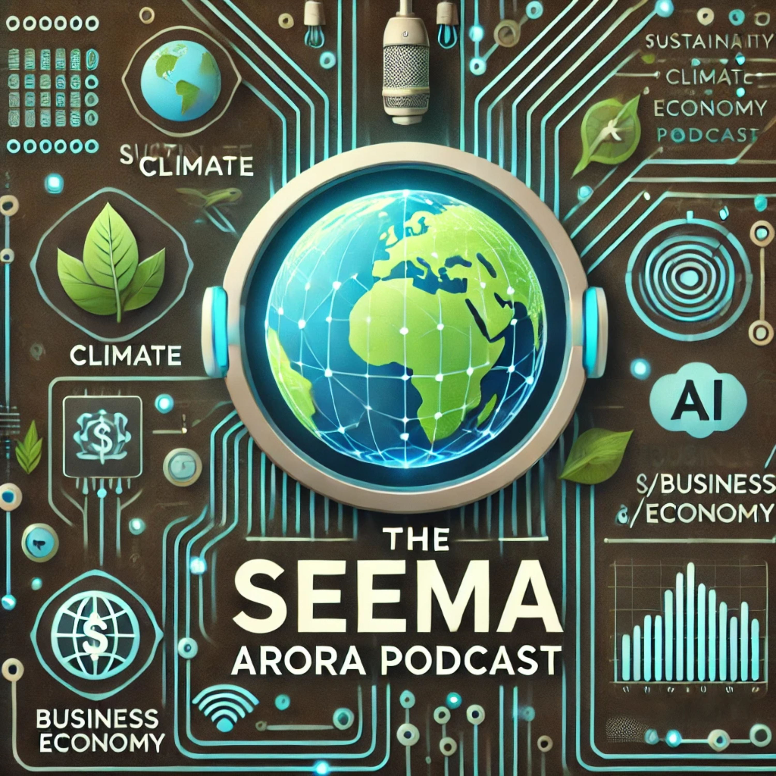 The Seema Arora Podcast on Sustainability, Climate, Business. Economy, and Tech