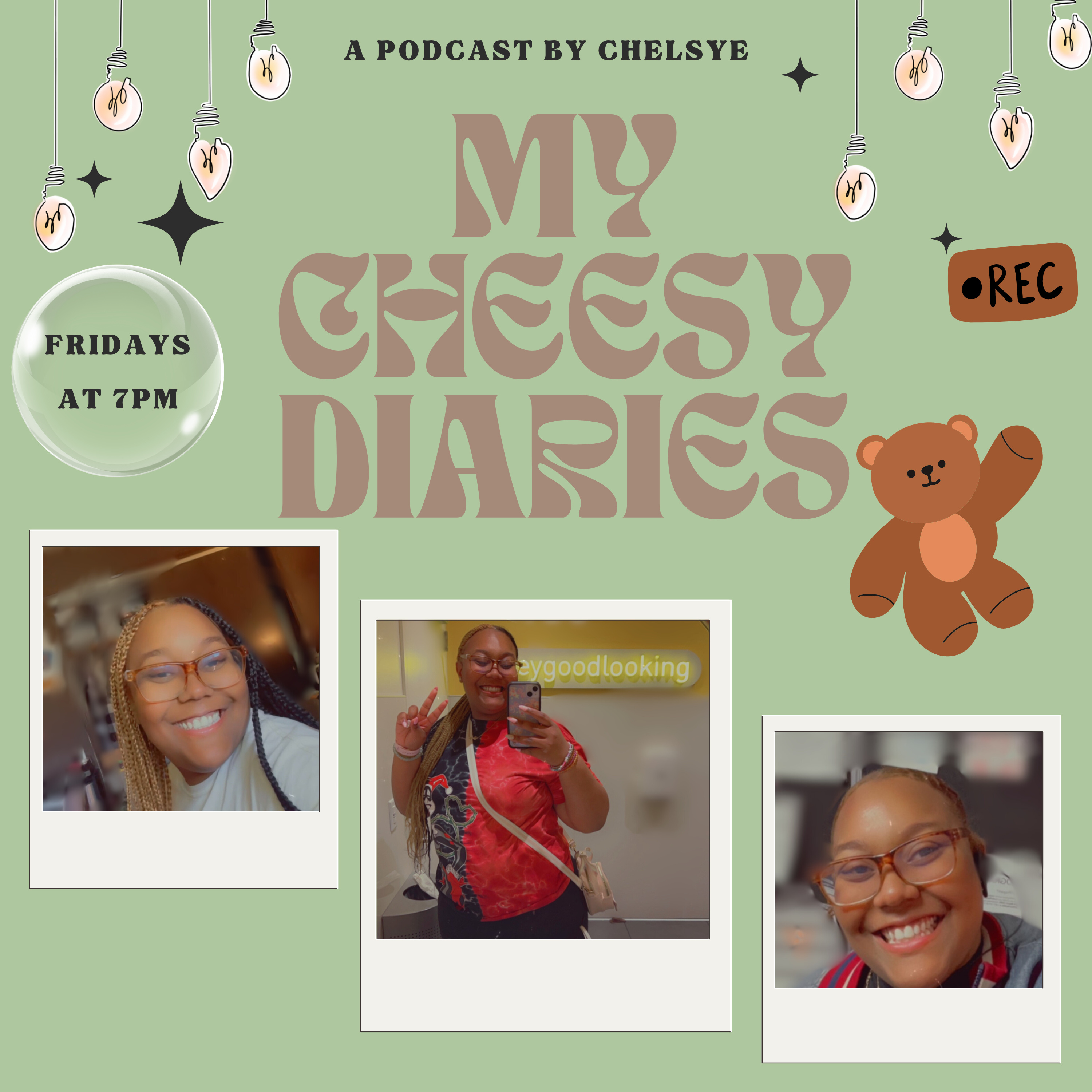 my cheesy diaries🧸 podcast artwork