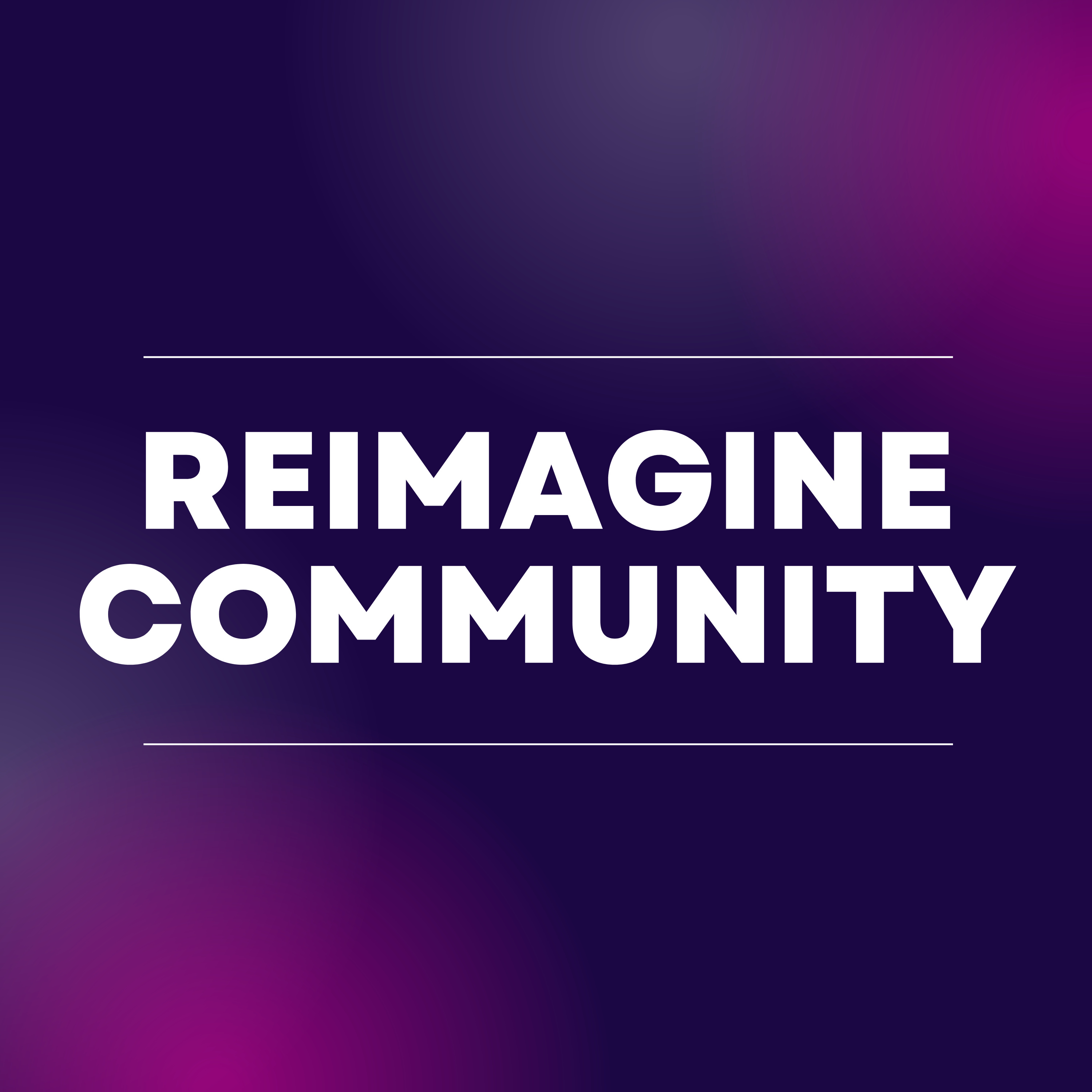 Reimagine Community podcast artwork