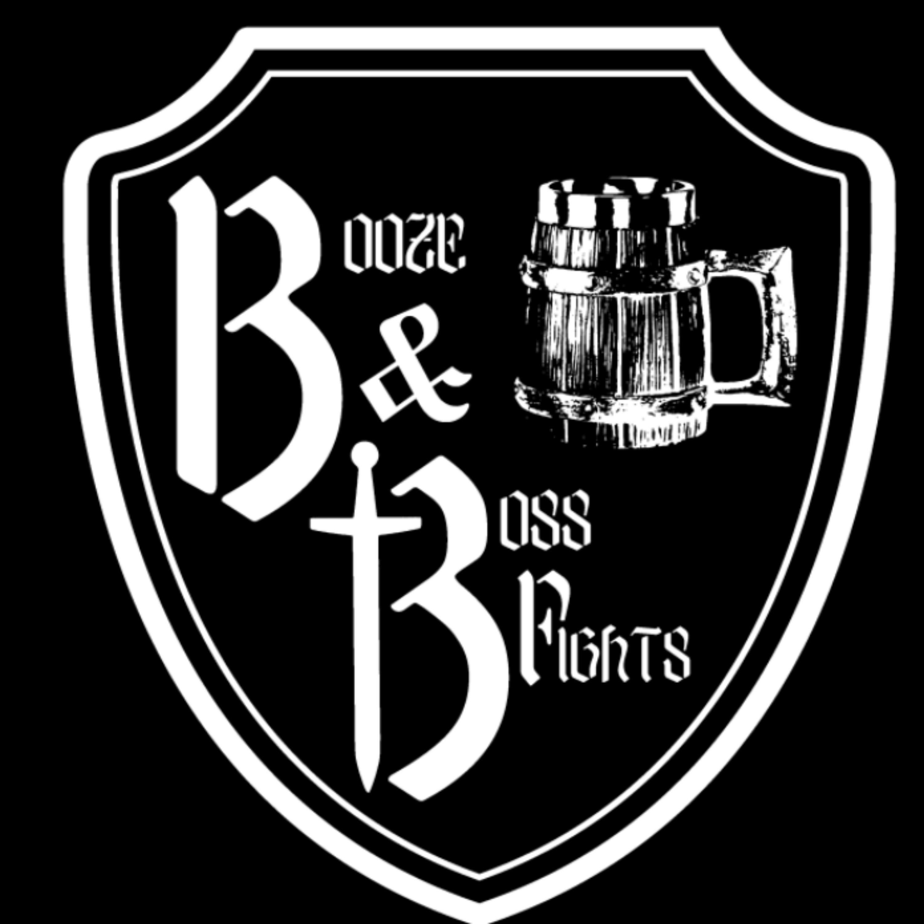 Booze and Boss Fights podcast artwork