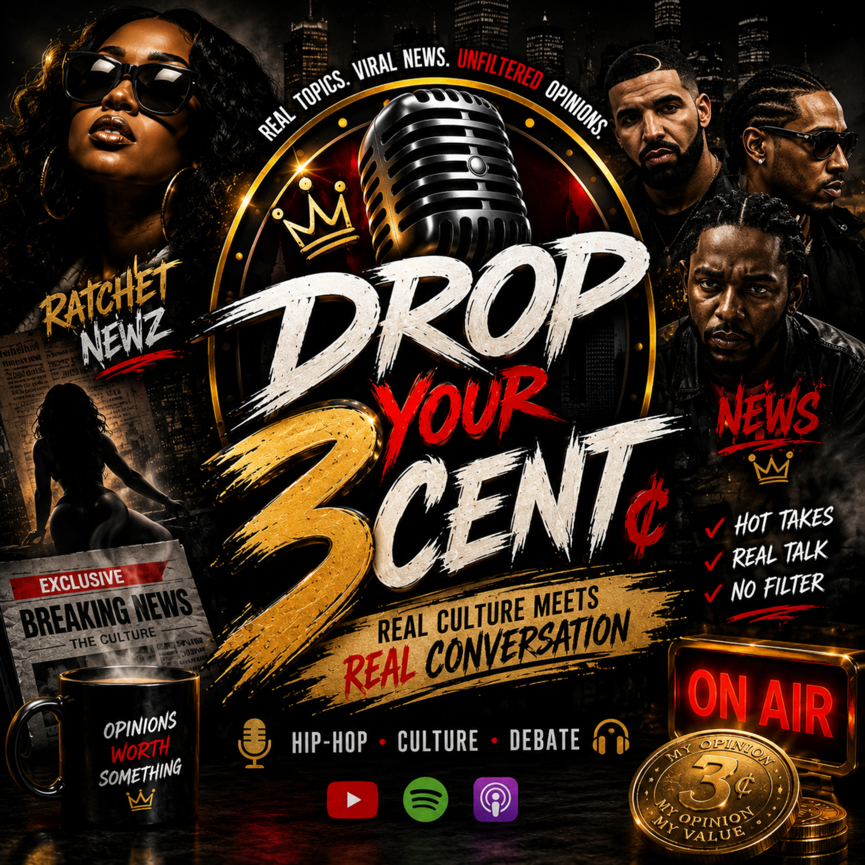 Drop Your 3Cent podcast artwork