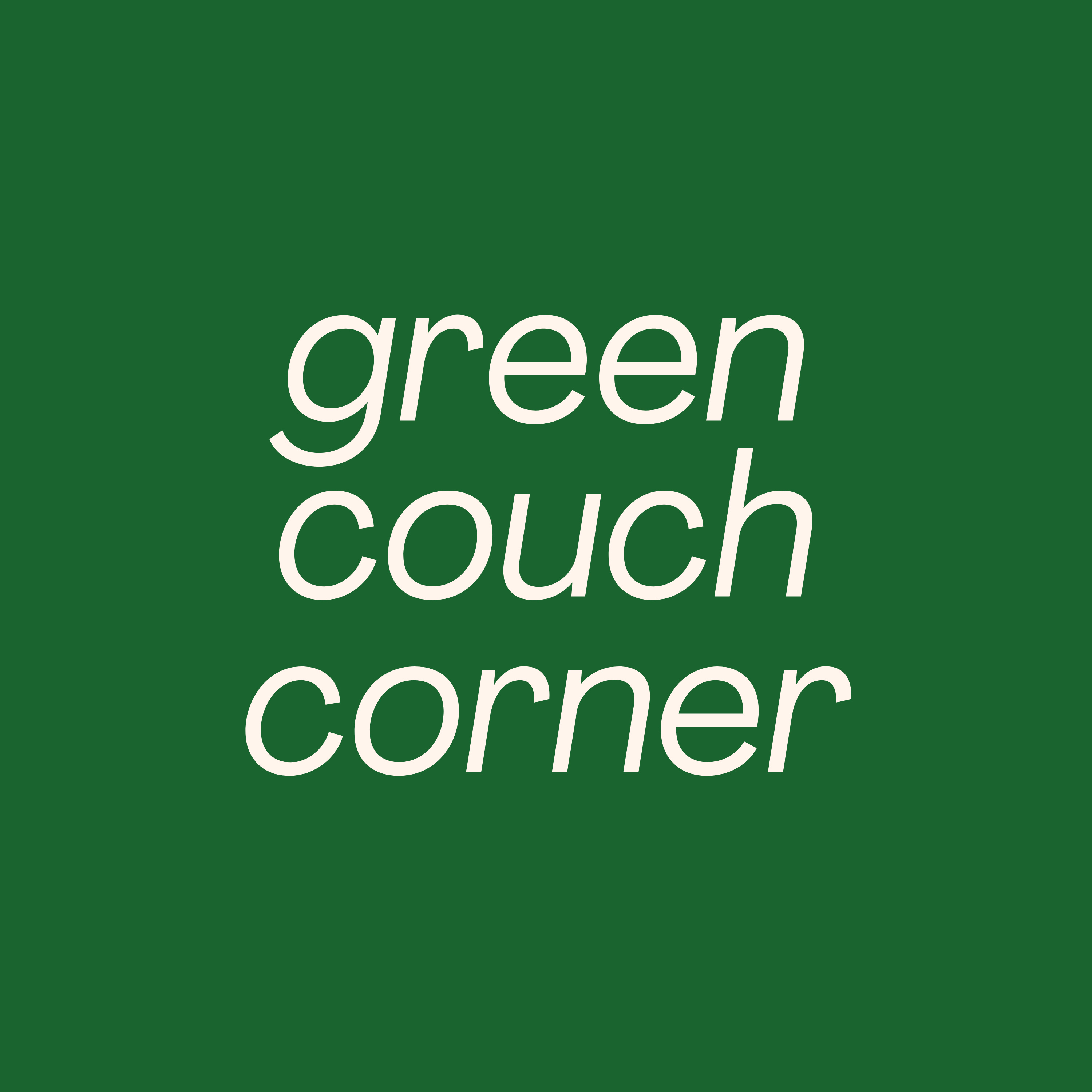 Green Couch Corner podcast artwork