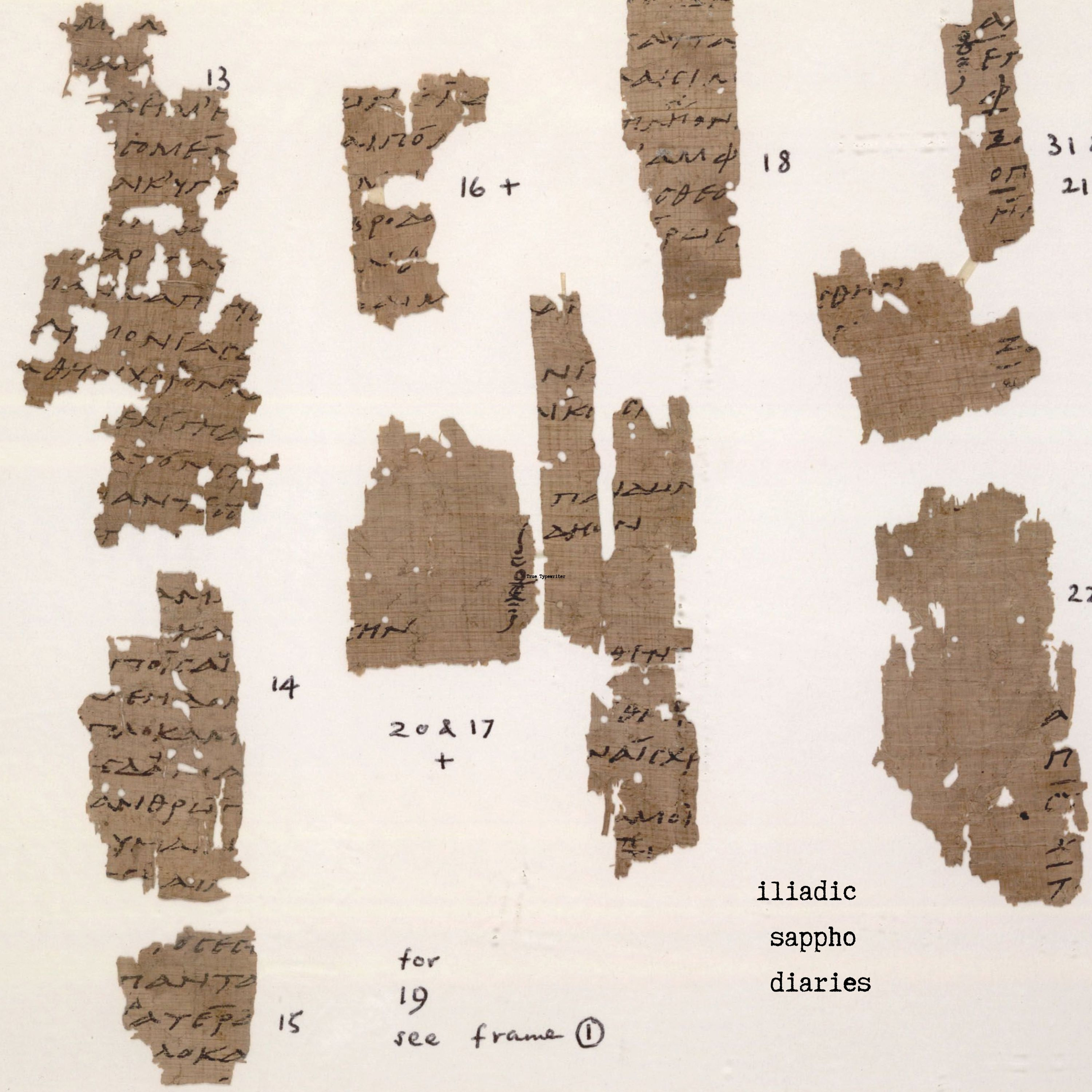 iliadic sappho diaries
