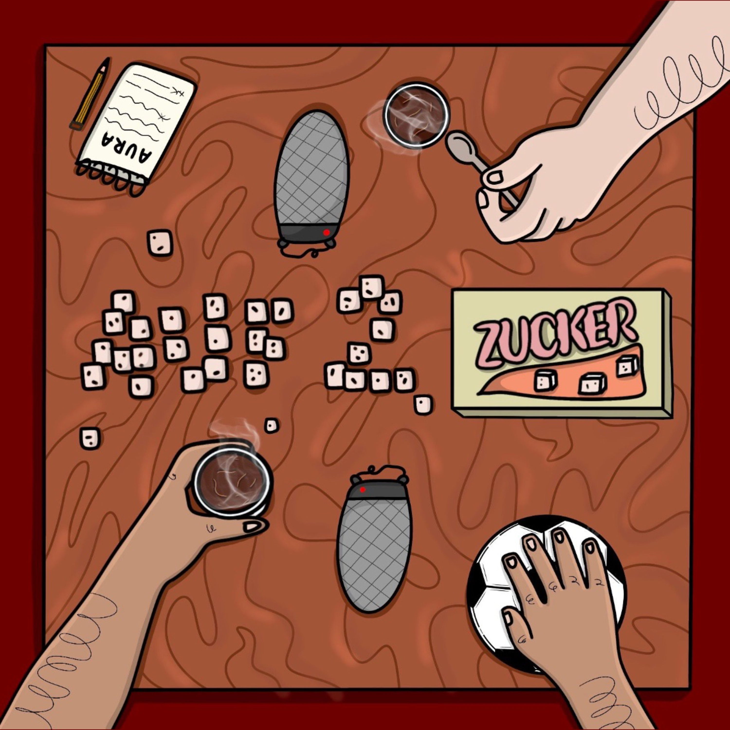 Auf zwei Zucker