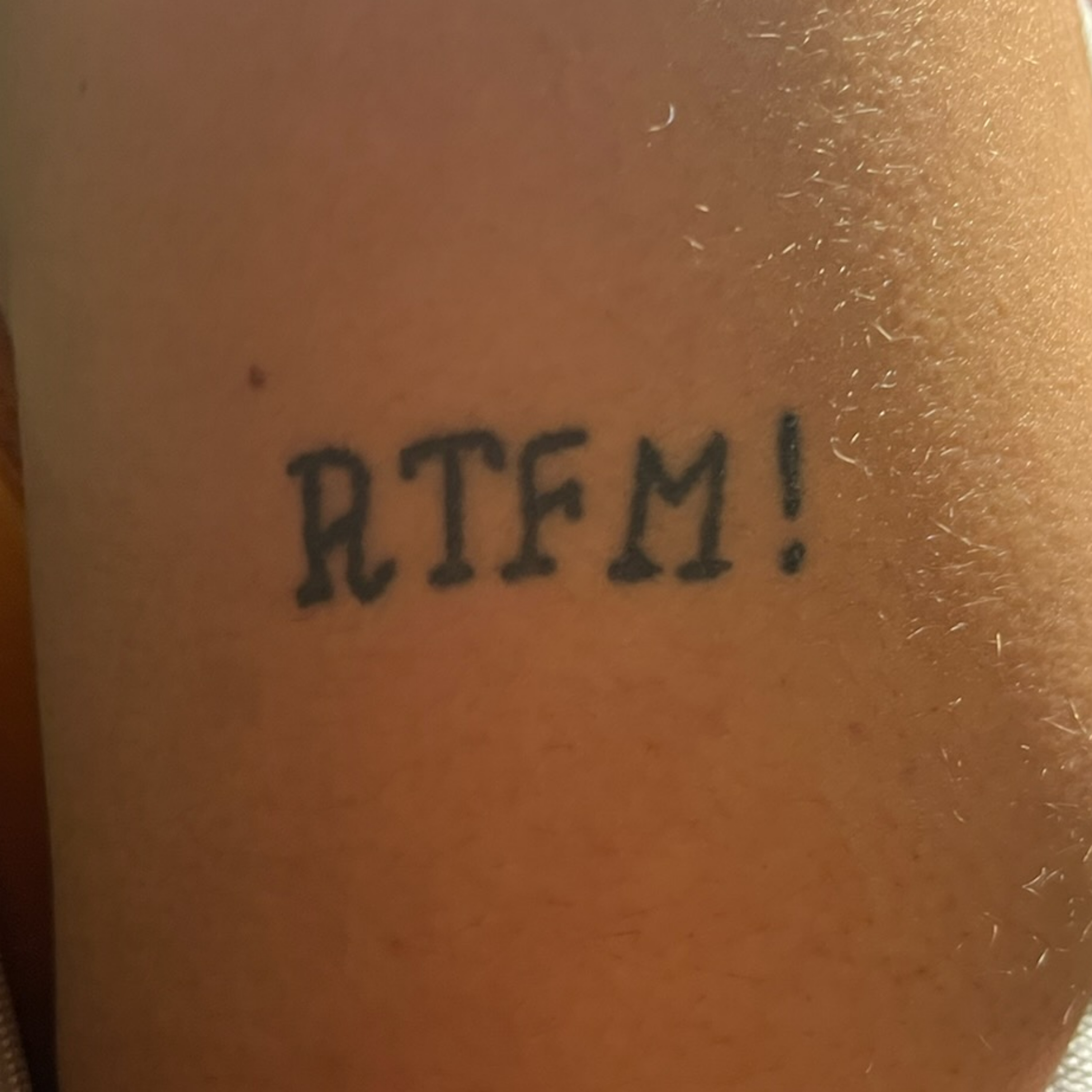 RTFM!