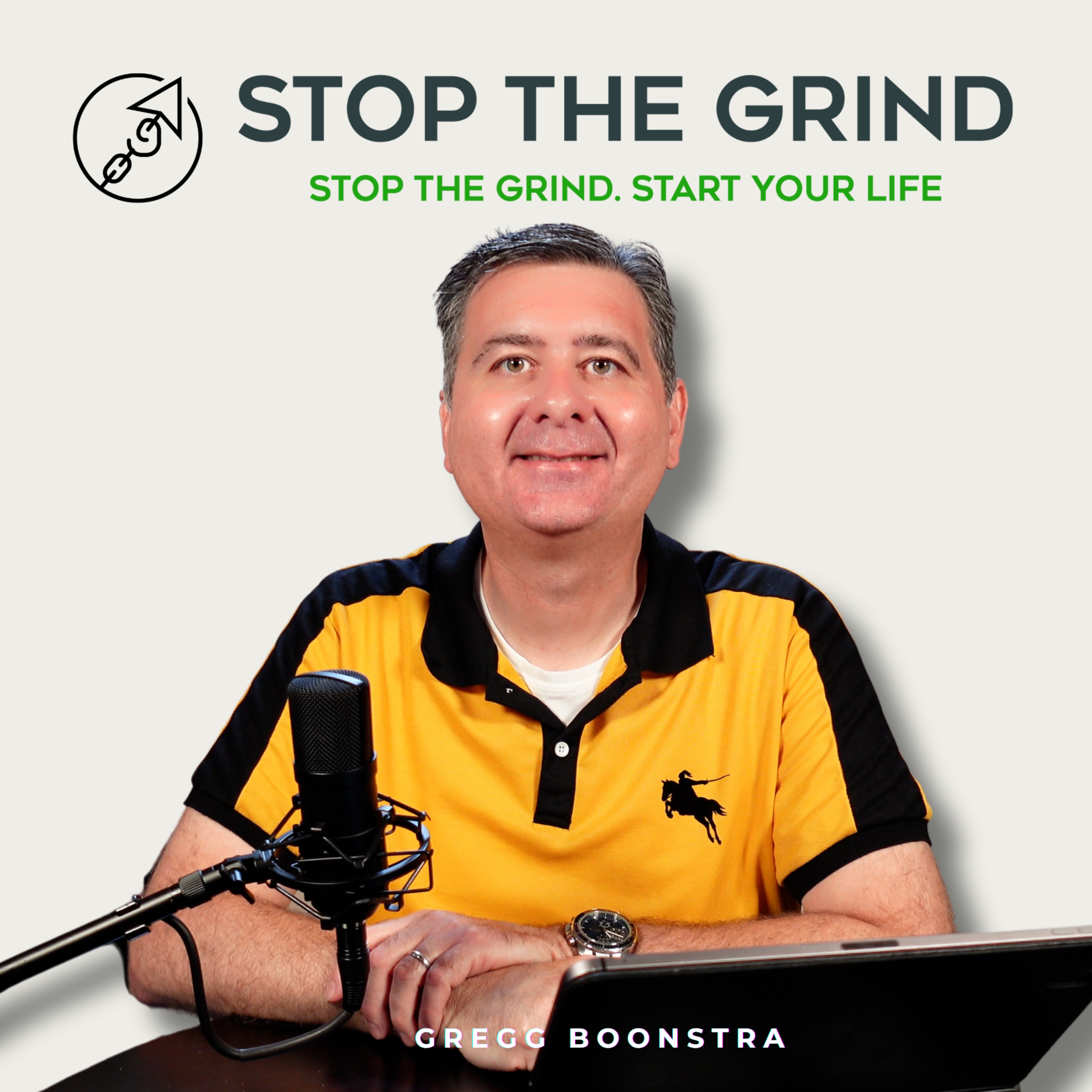 Stop The Grind podcast artwork