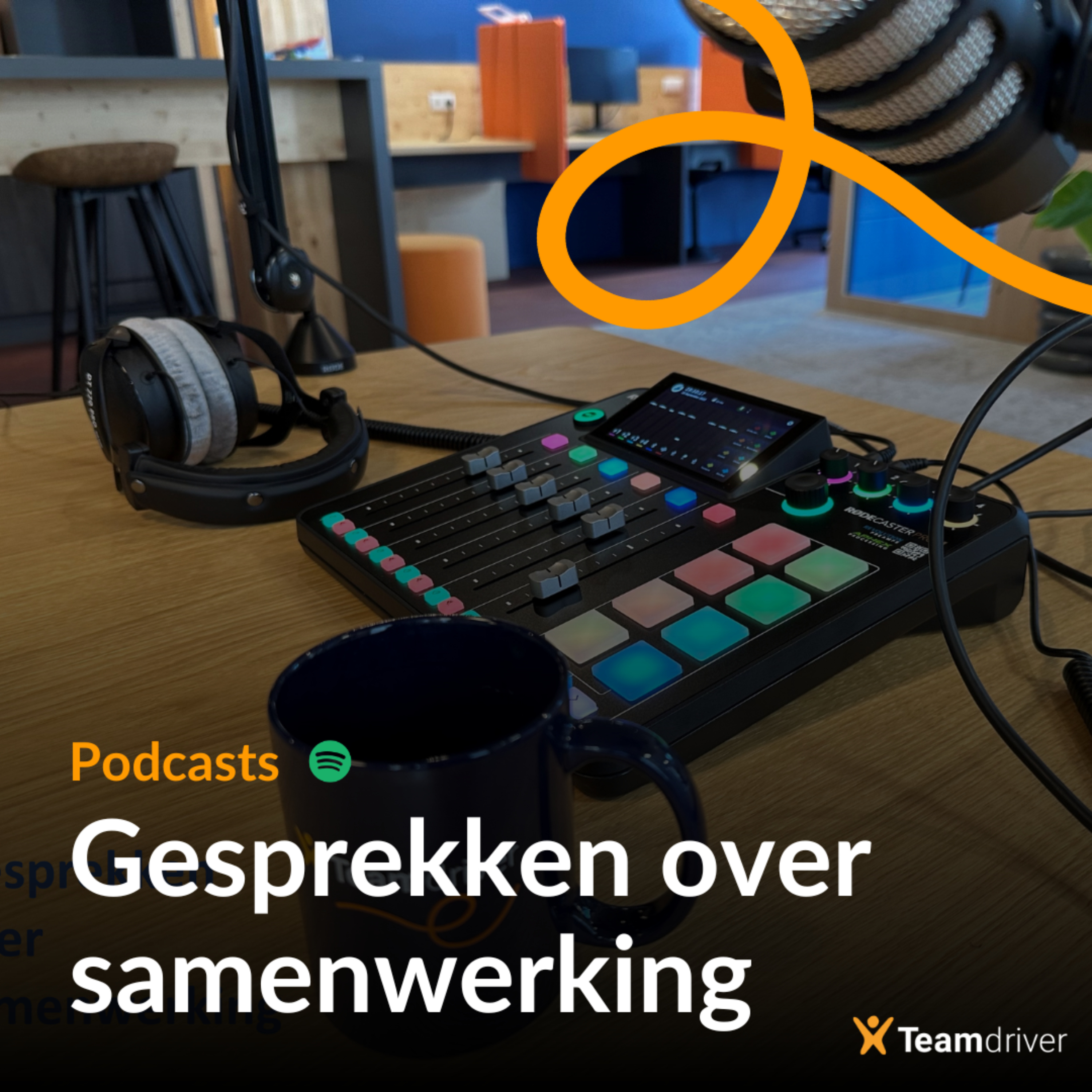Gesprekken over samenwerking podcast artwork