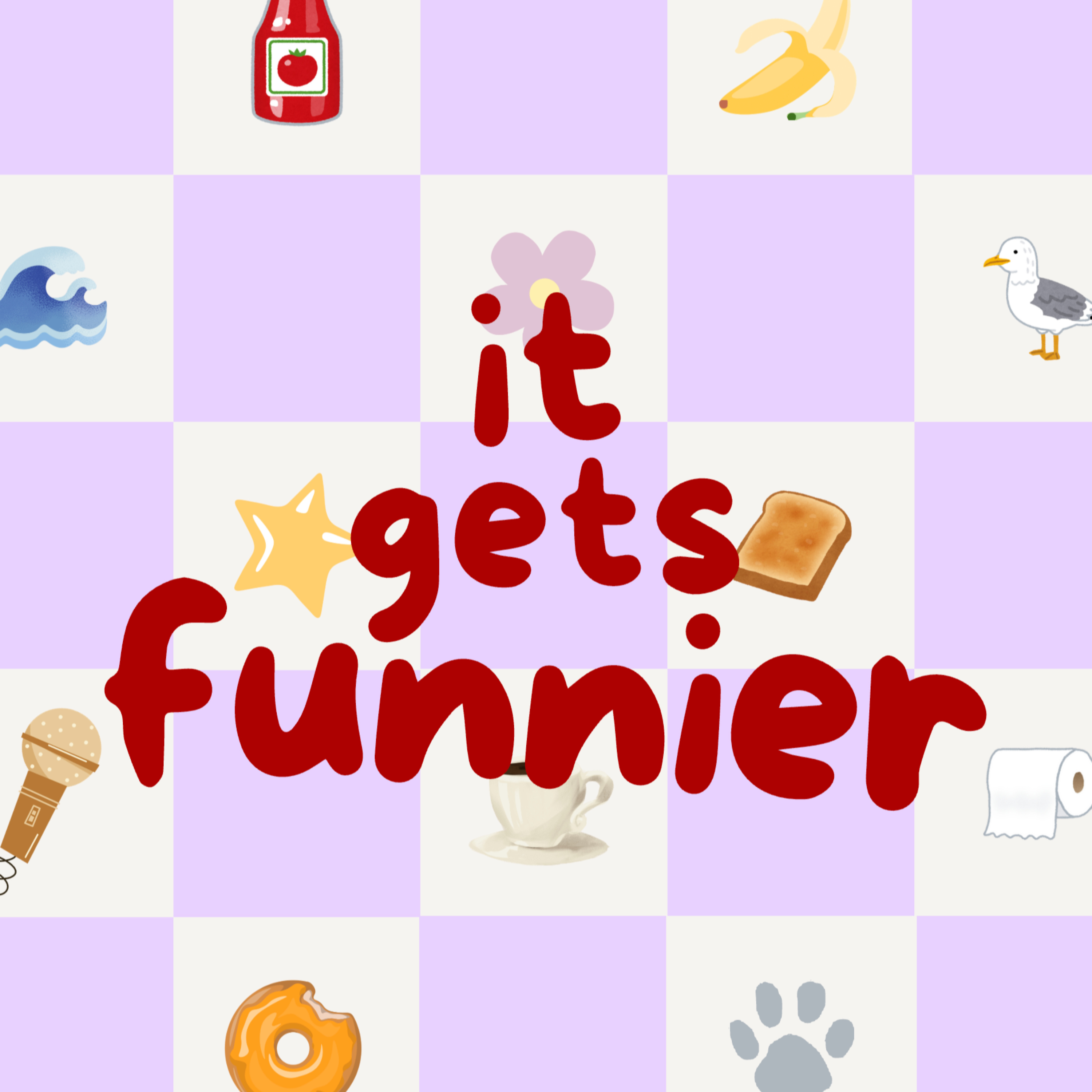 It Gets Funnier podcast artwork