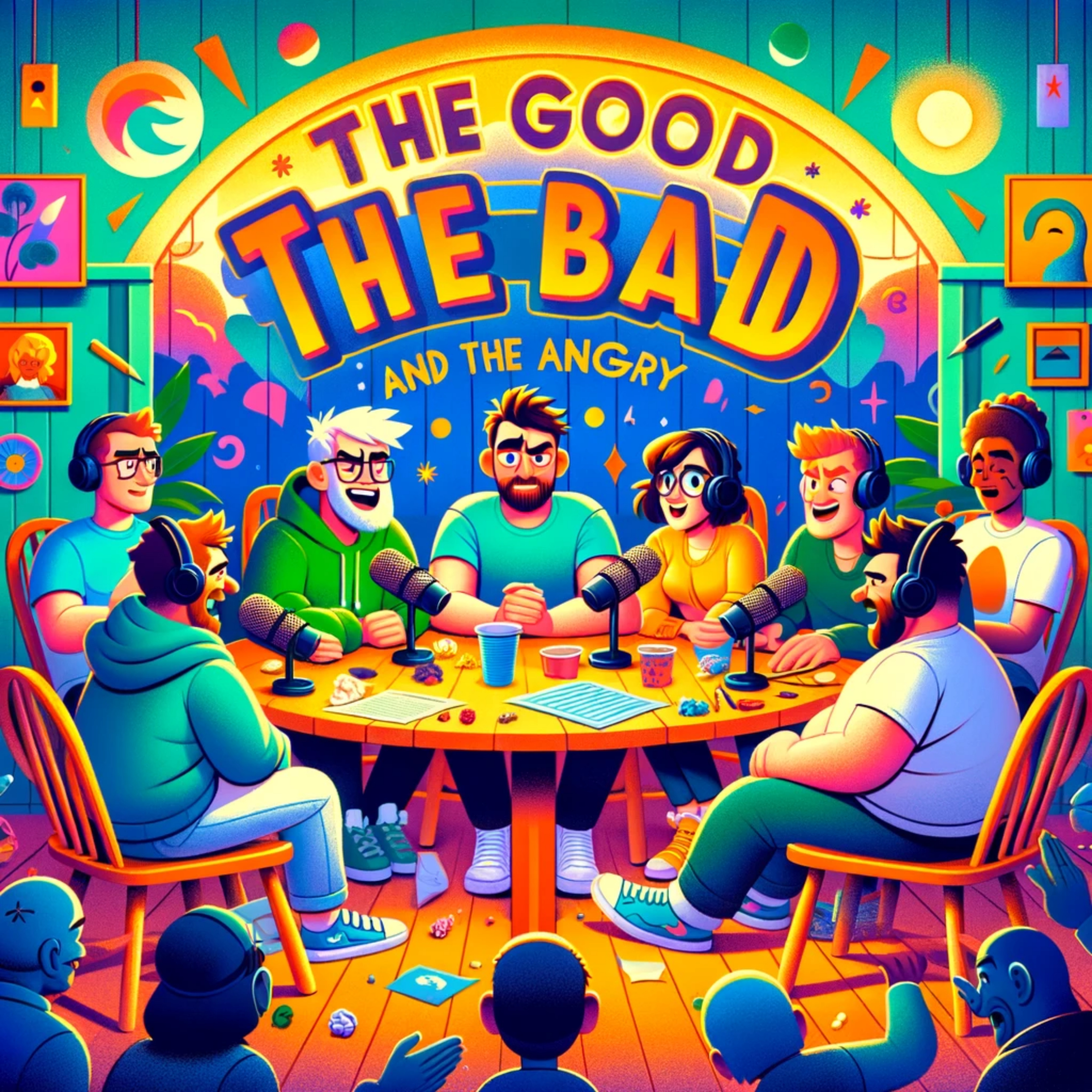 The good, the bad and the angry podcast artwork