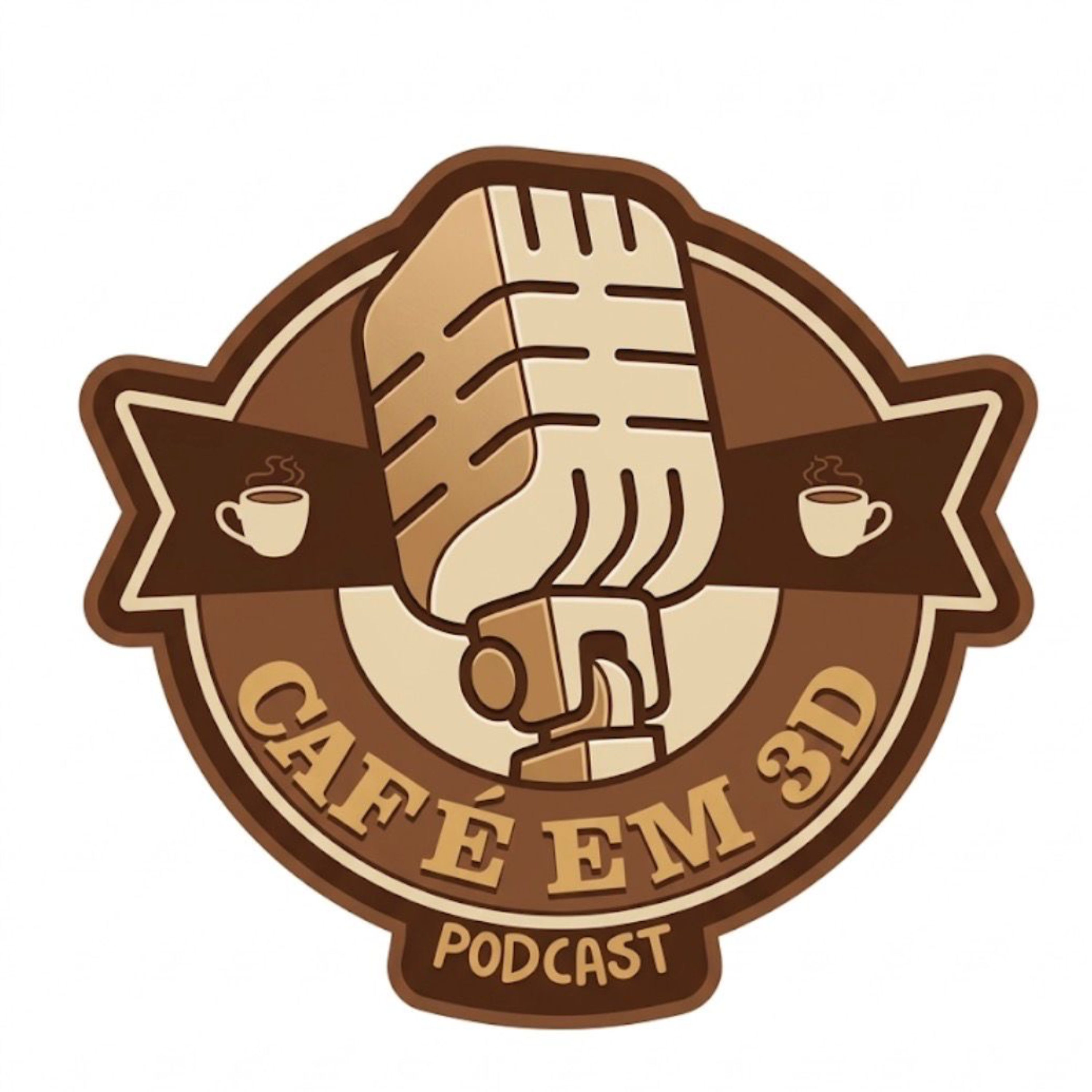 Café em 3D podcast artwork