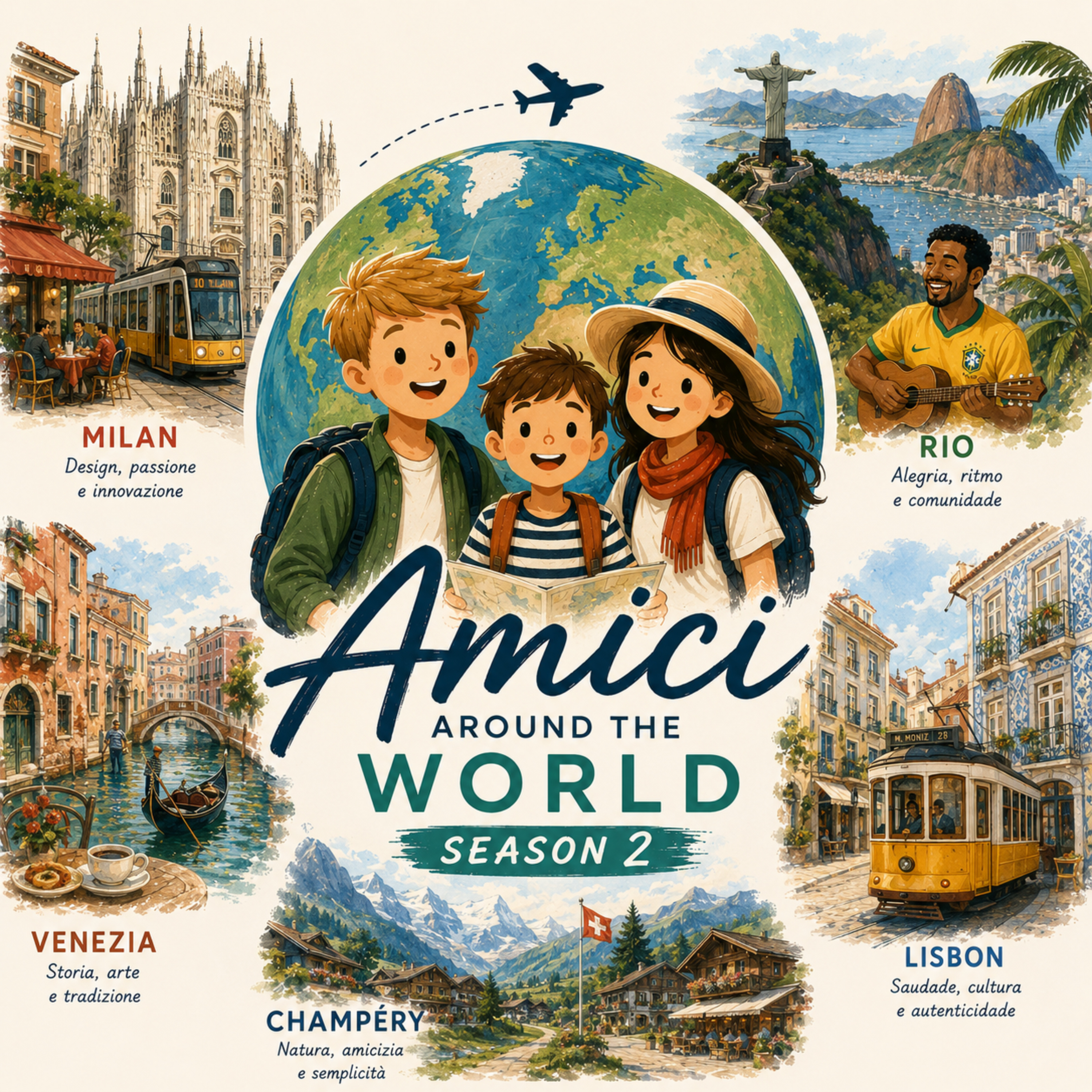 Amici around the world