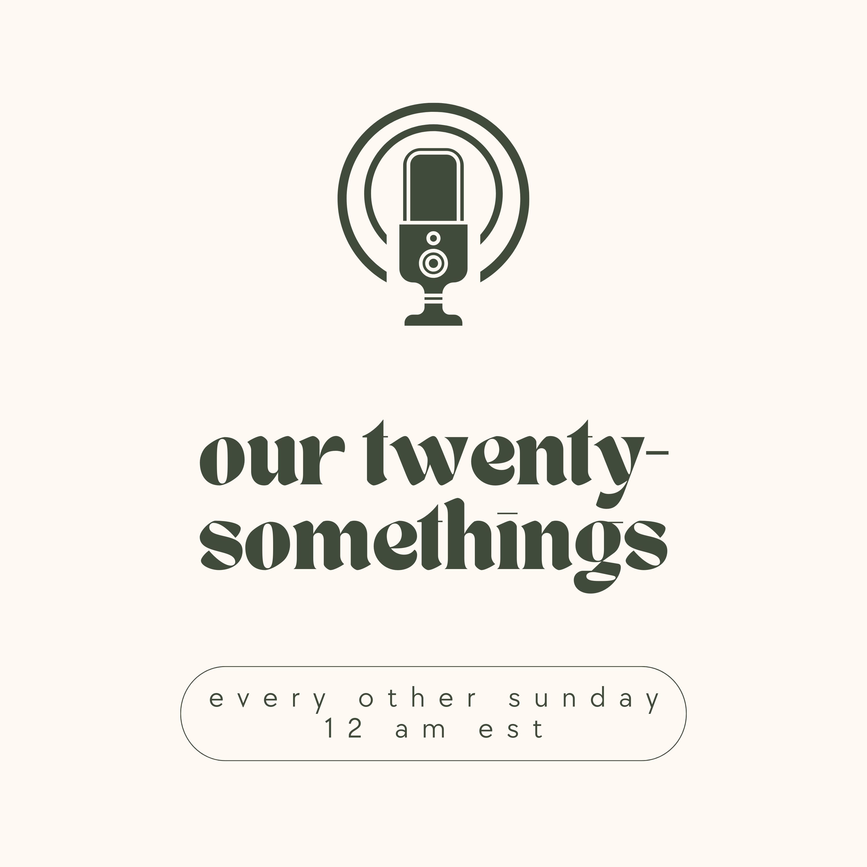 our twenty-somethings podcast artwork