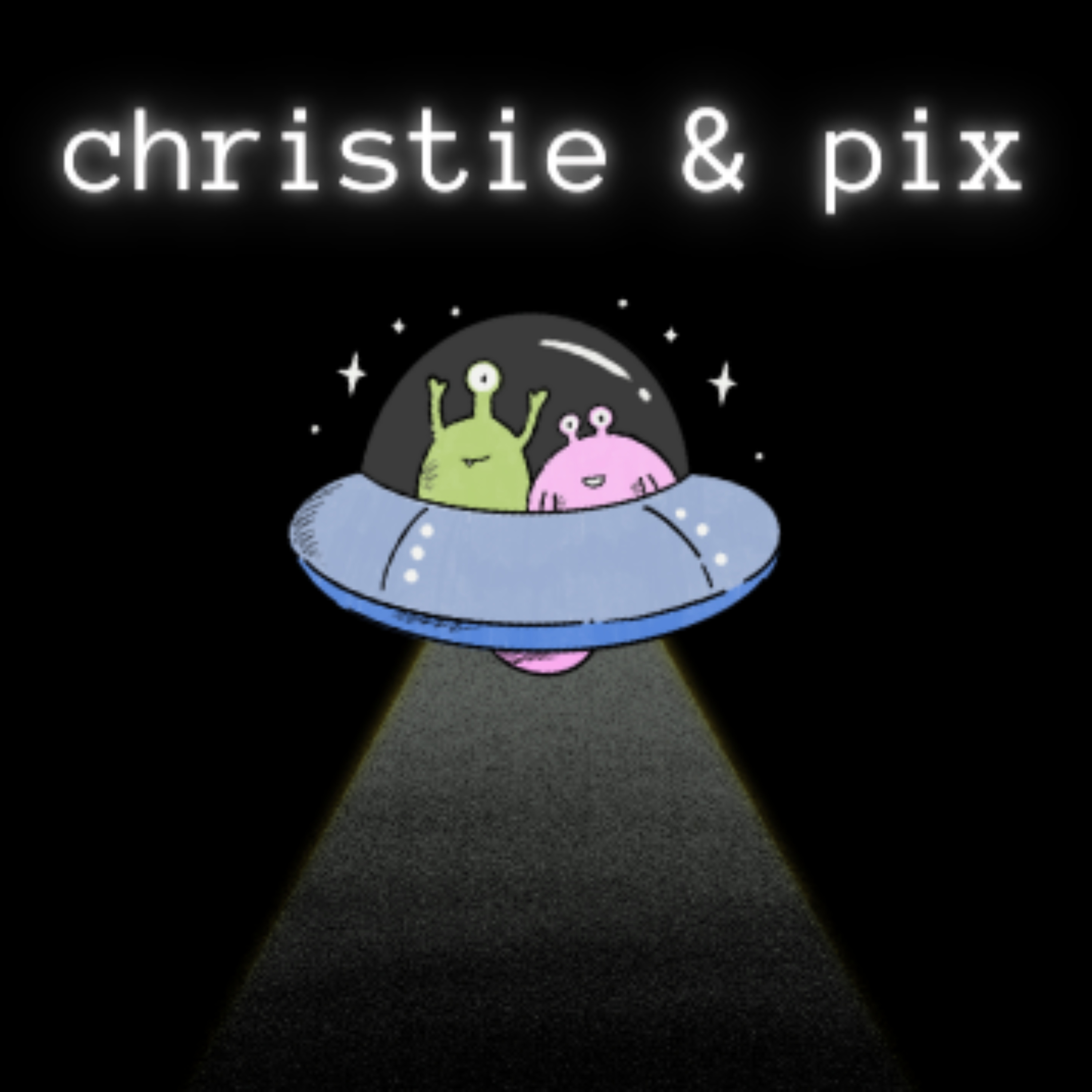 Christie and Pix podcast artwork