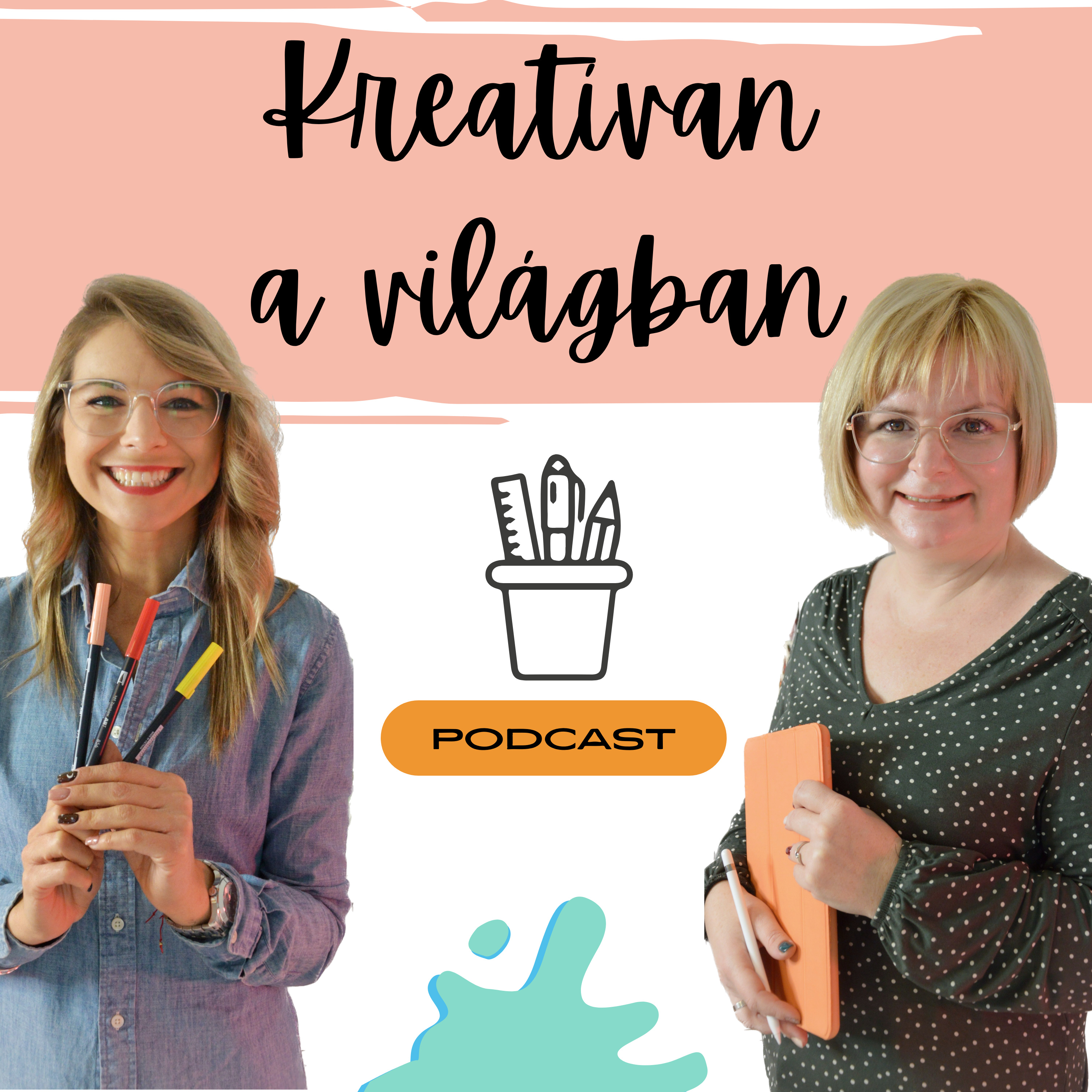 Kreatívan a világban podcast artwork