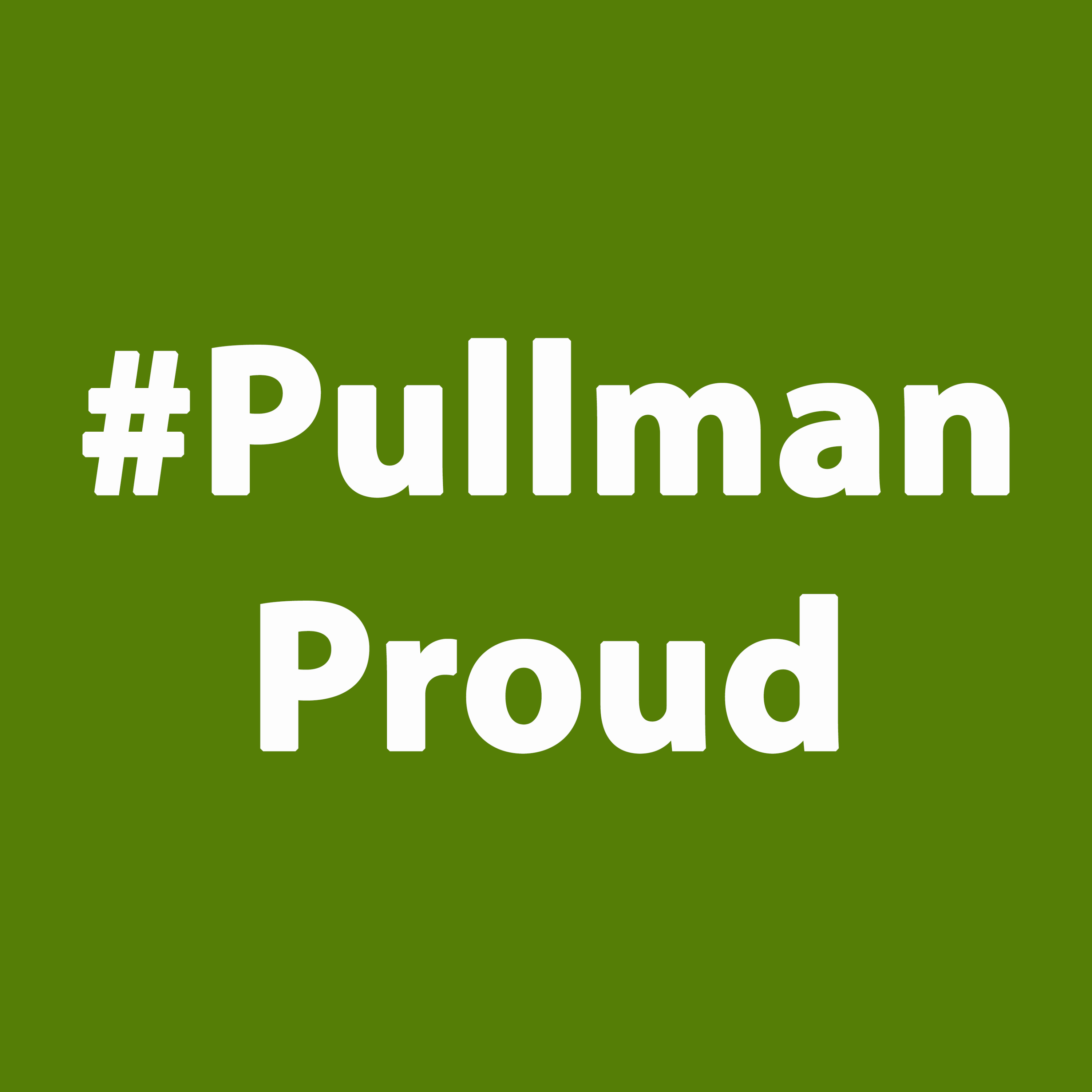 Pullman Proud Podcast podcast artwork