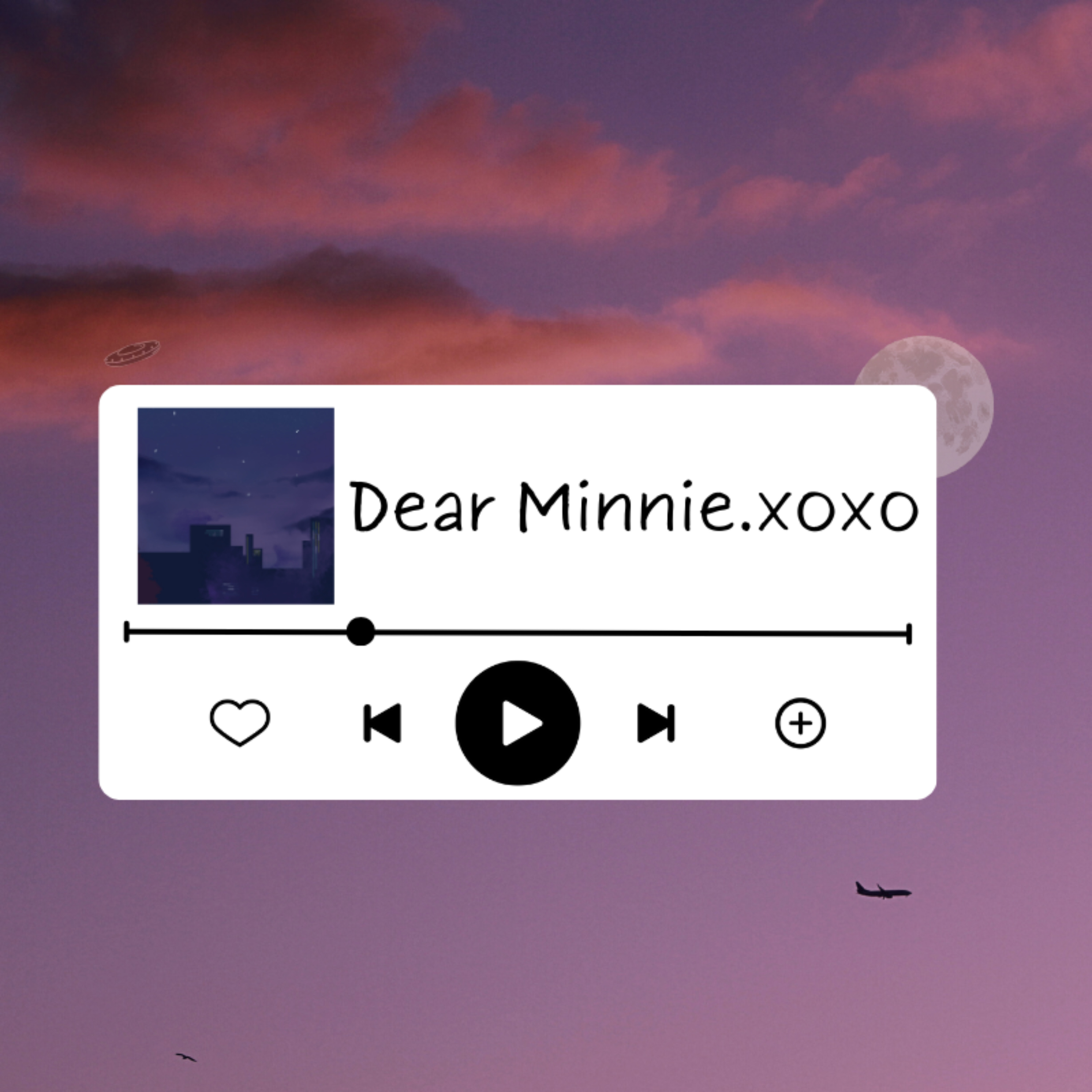 Dear Minnie.xoxo