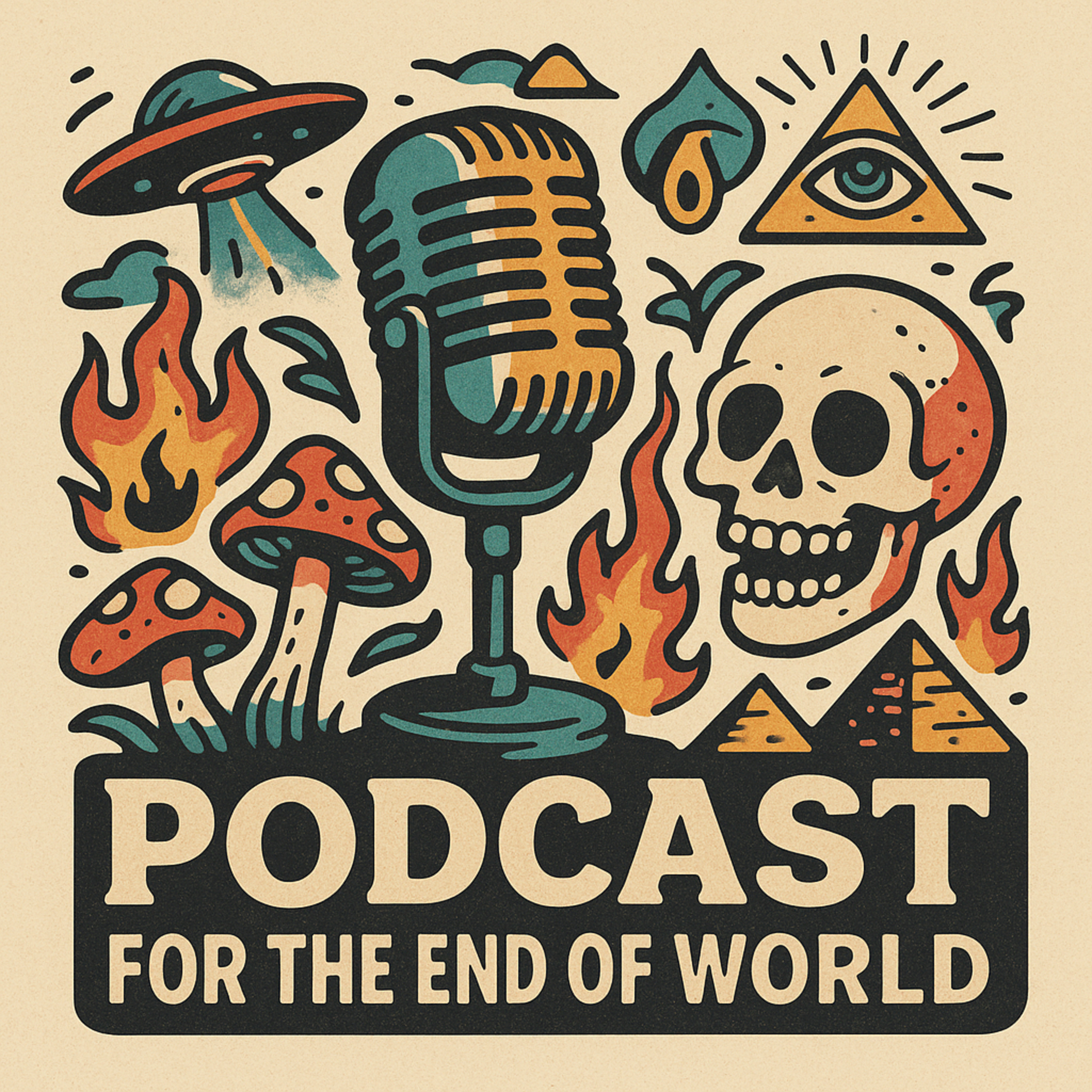 Podcast for the end of the world podcast artwork
