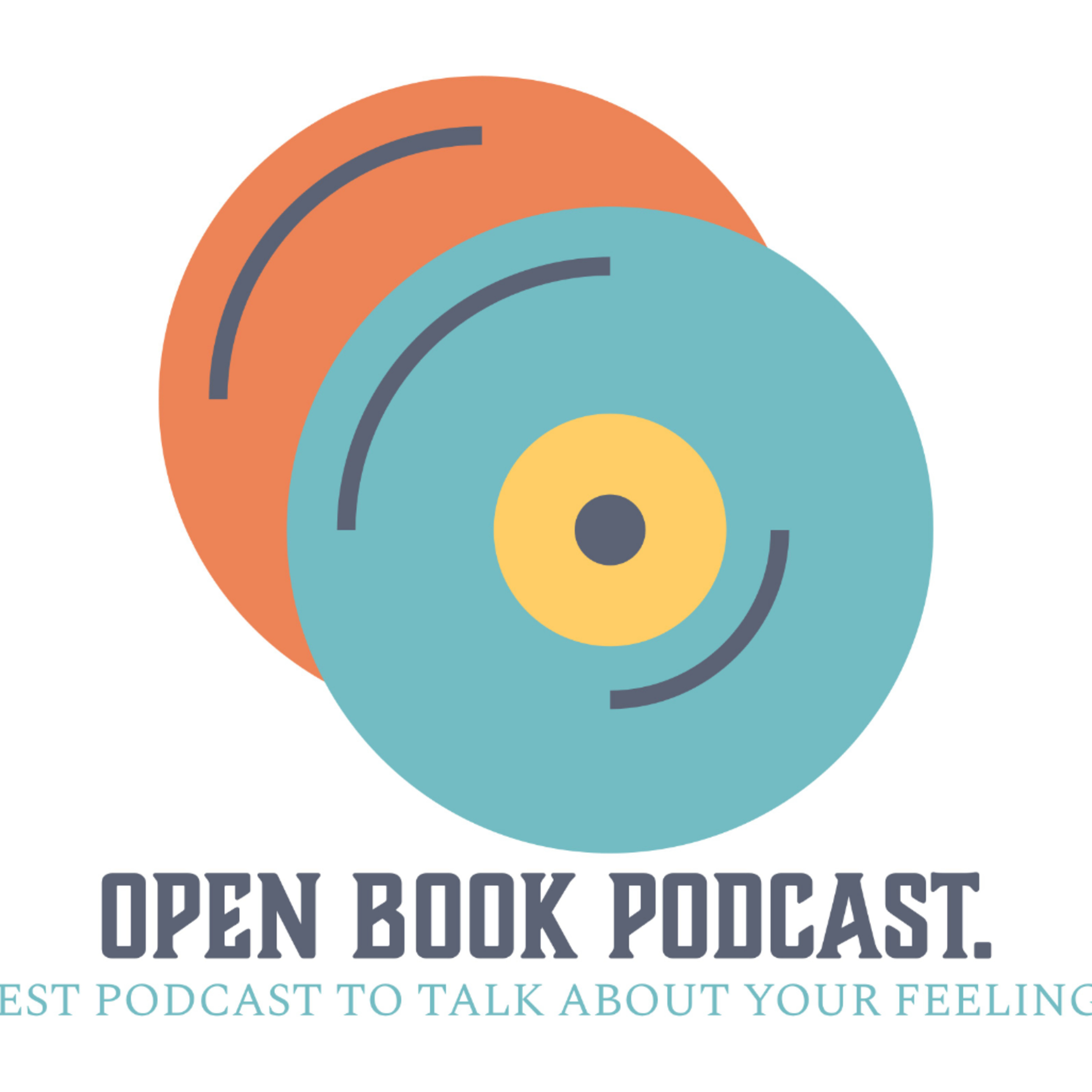 Open book podcast. podcast artwork