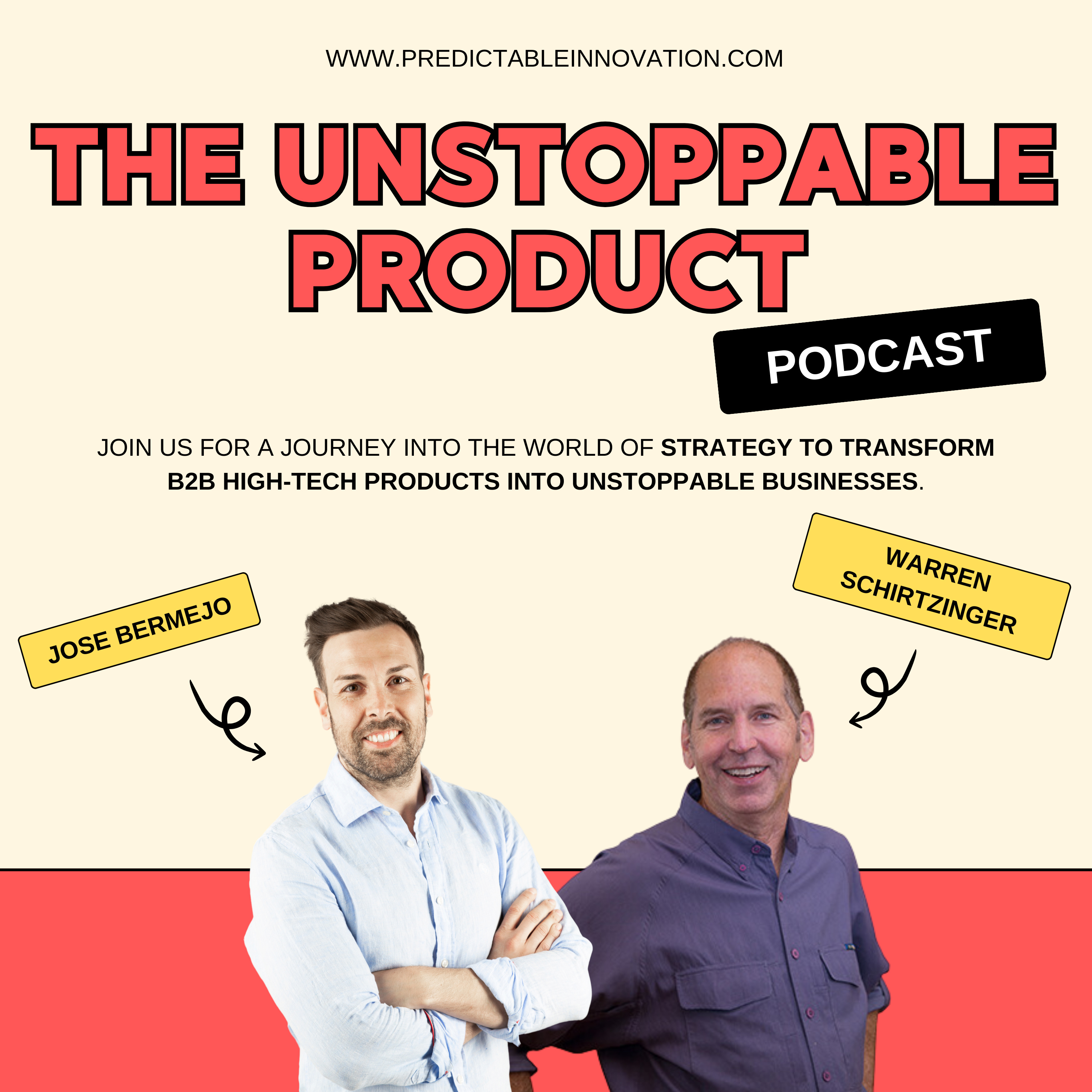 The unstoppable product - Strategy for B2B high-tech podcast artwork