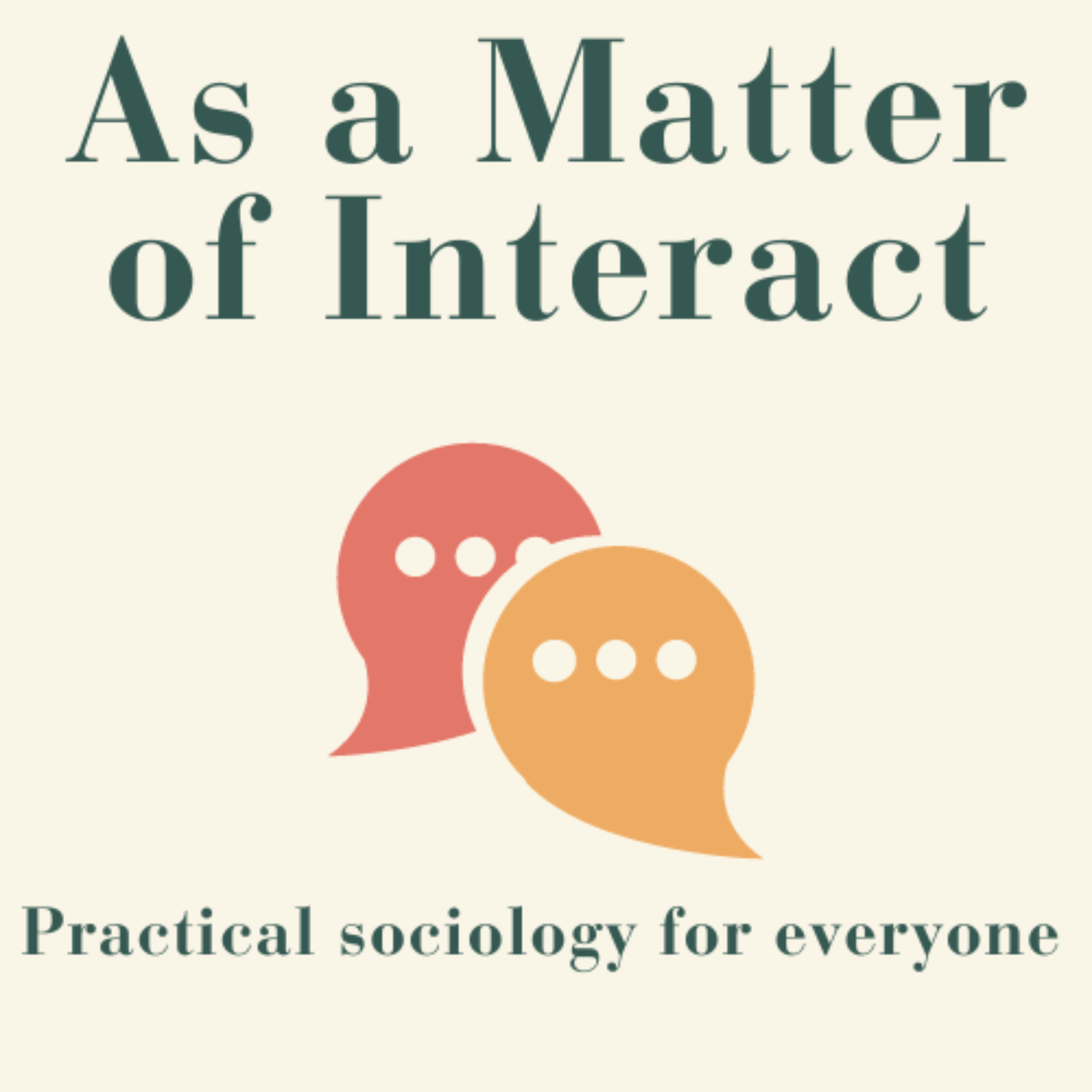 As a Matter of Interact podcast artwork