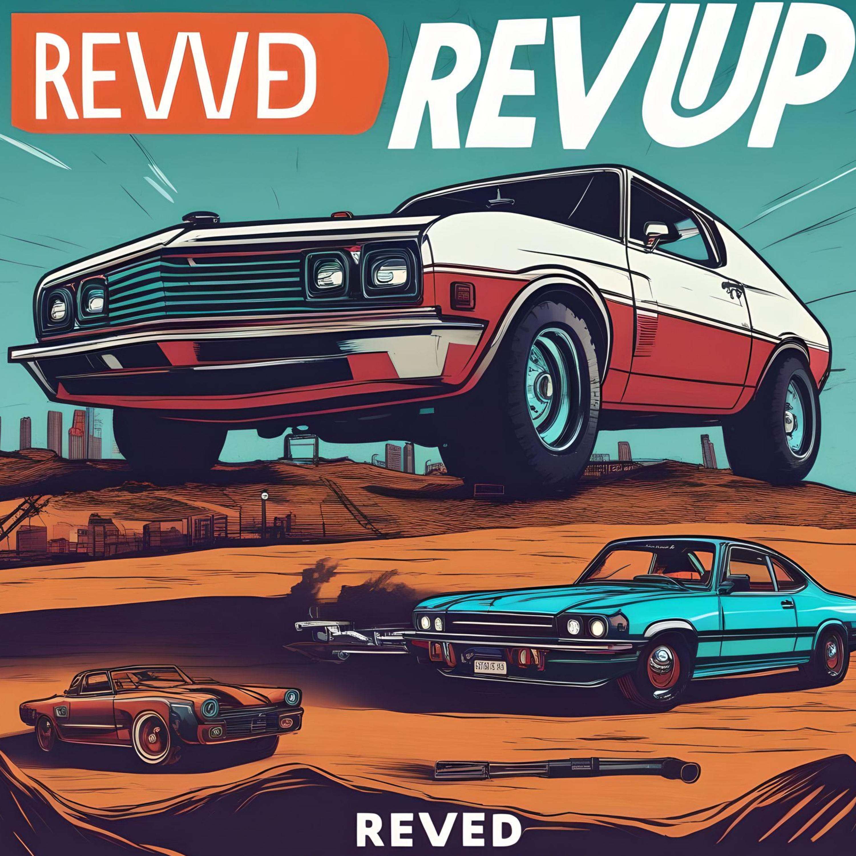 revved up podcast artwork