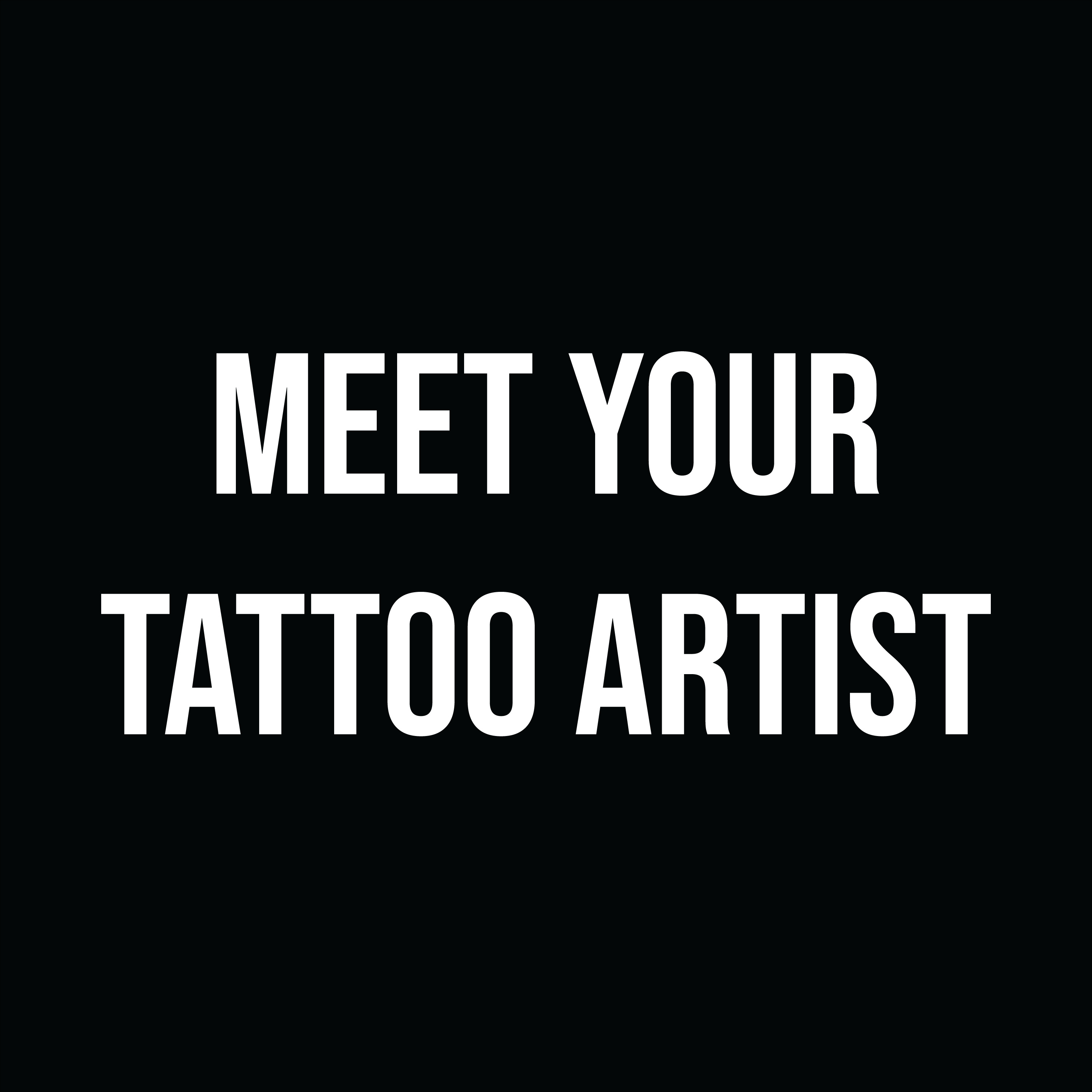 Meet Your Tattoo Artist podcast artwork