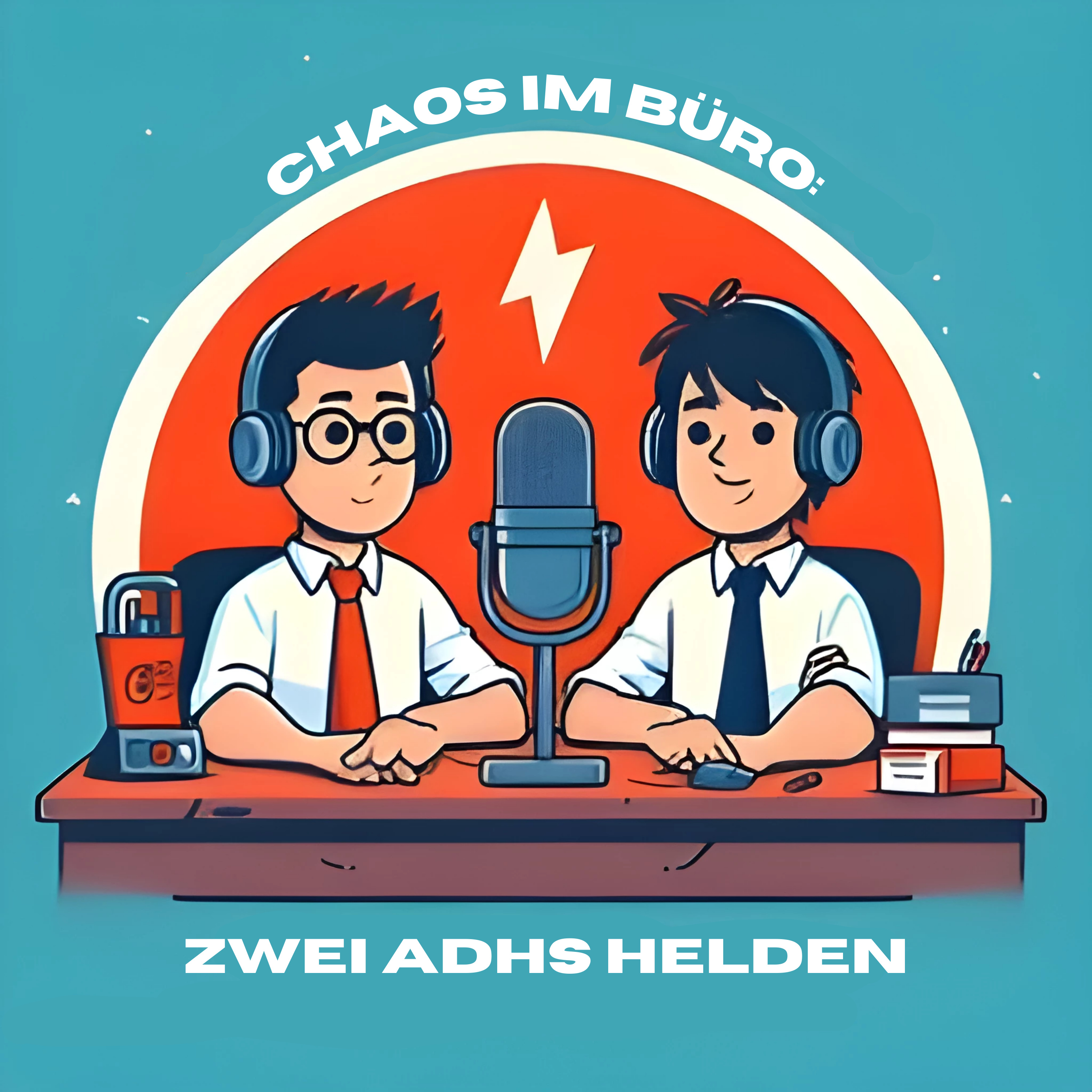 Chaos im Büro: Zwei ADHS-Helden