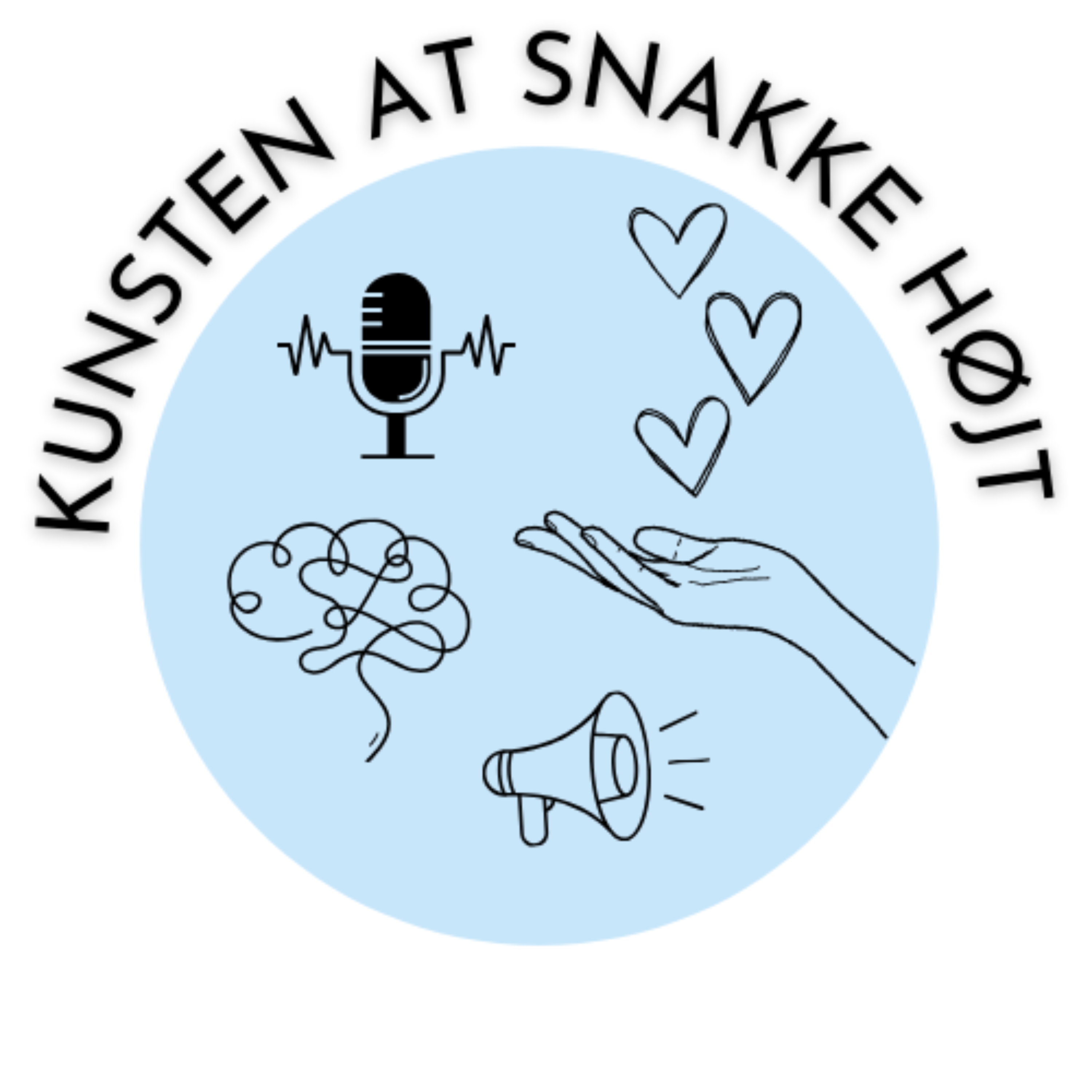 Kunsten at snakke højt af Josse