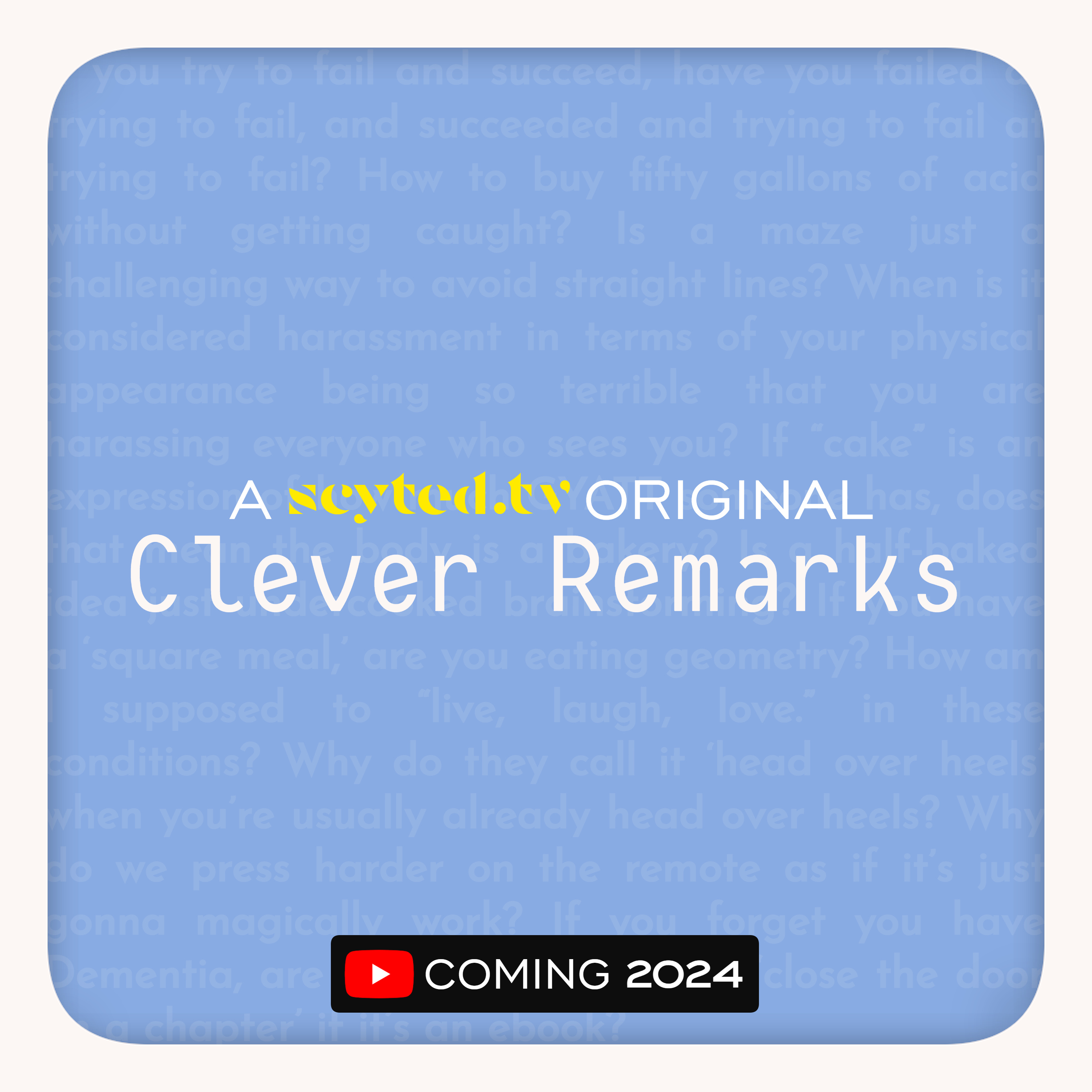 Clever Remarks podcast artwork