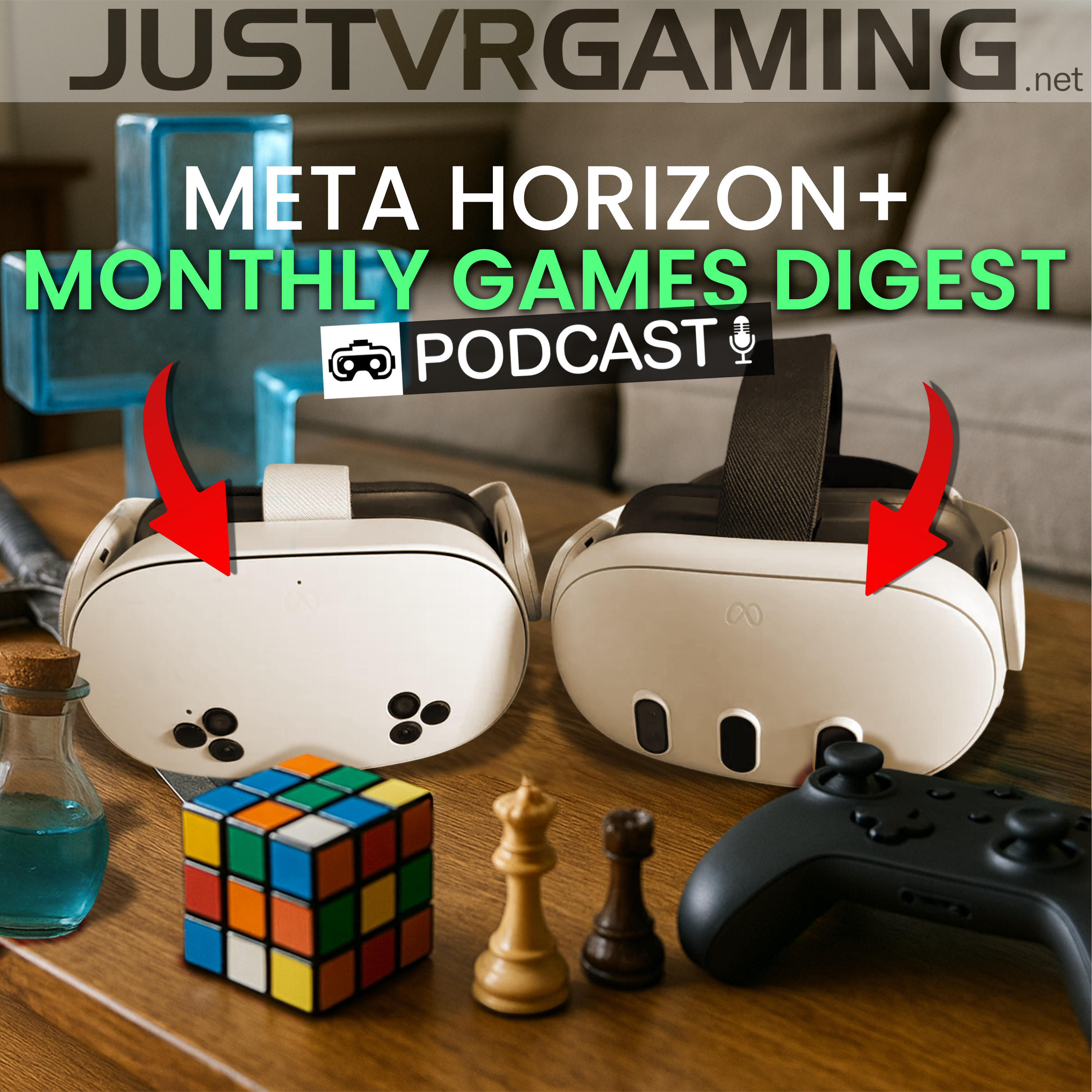 The Meta Horizon+ Games Monthly Digest with Just VR Gaming! podcast artwork