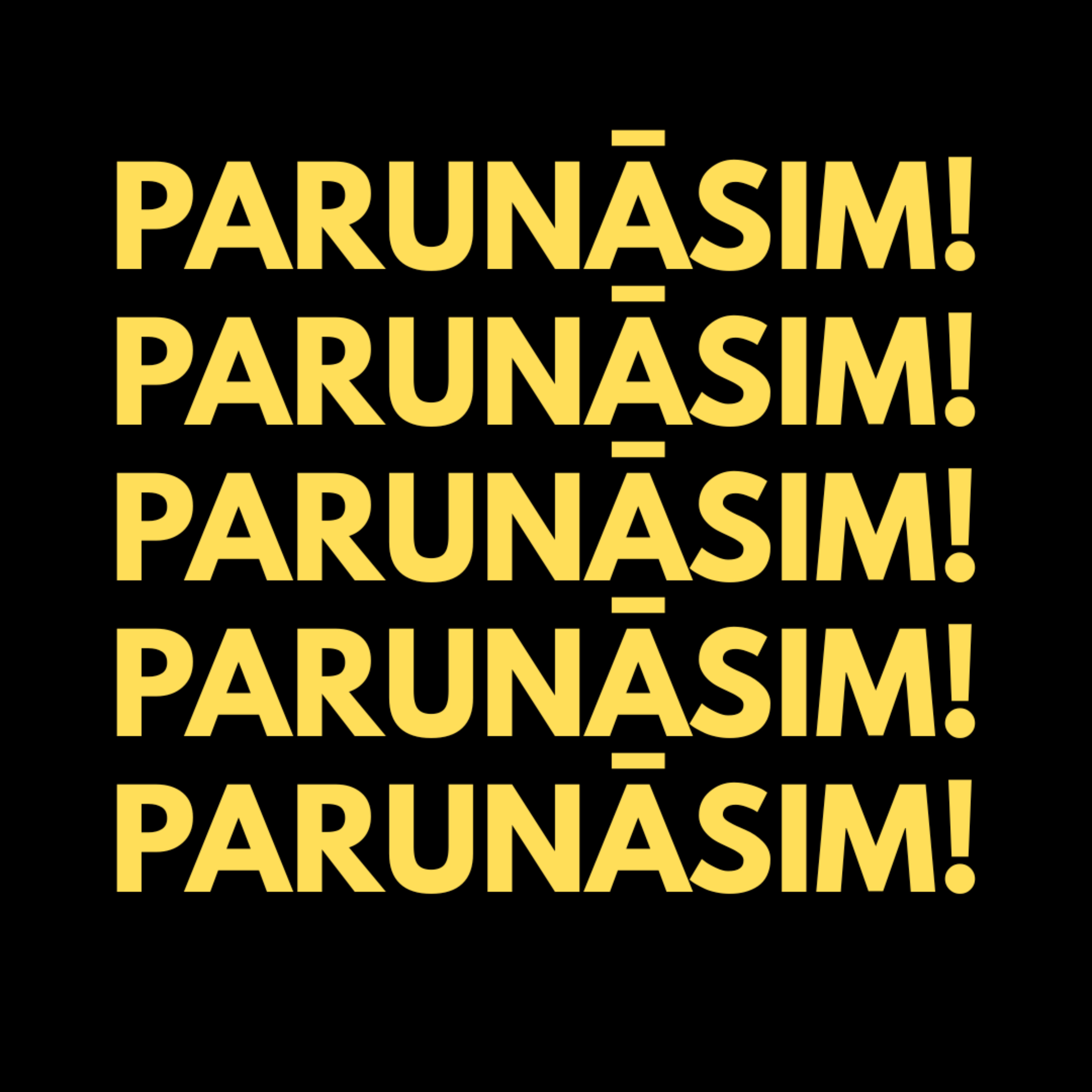 Parunāsim! cover art