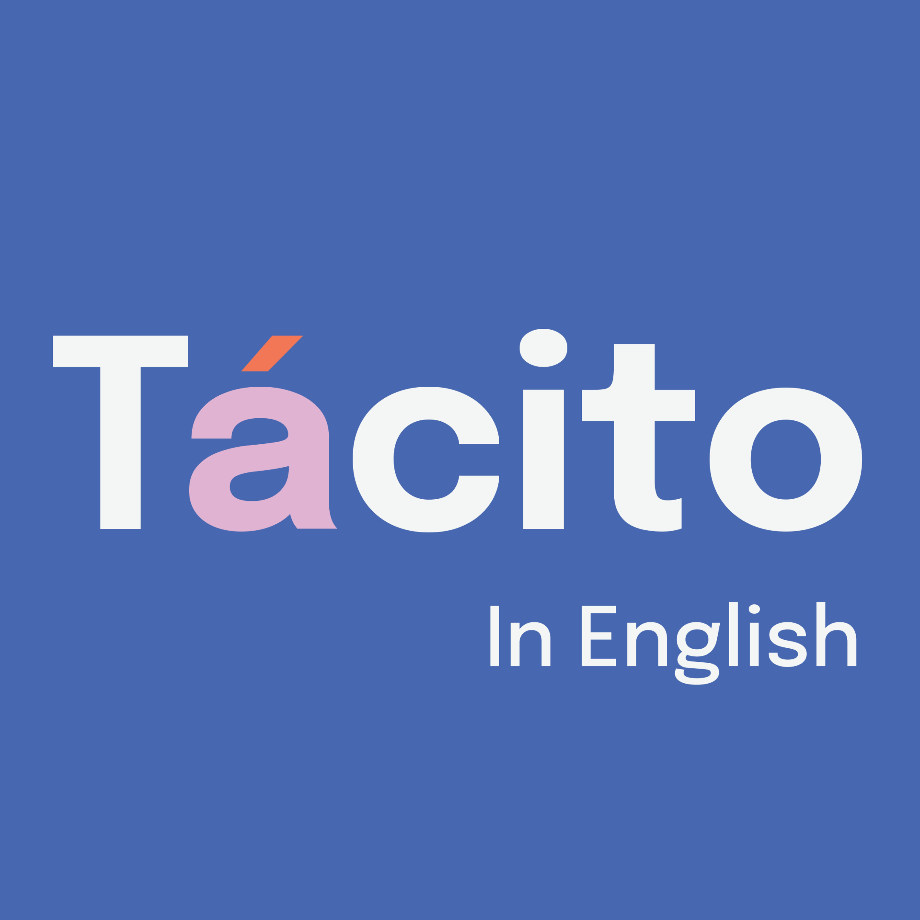 Tacito in English
