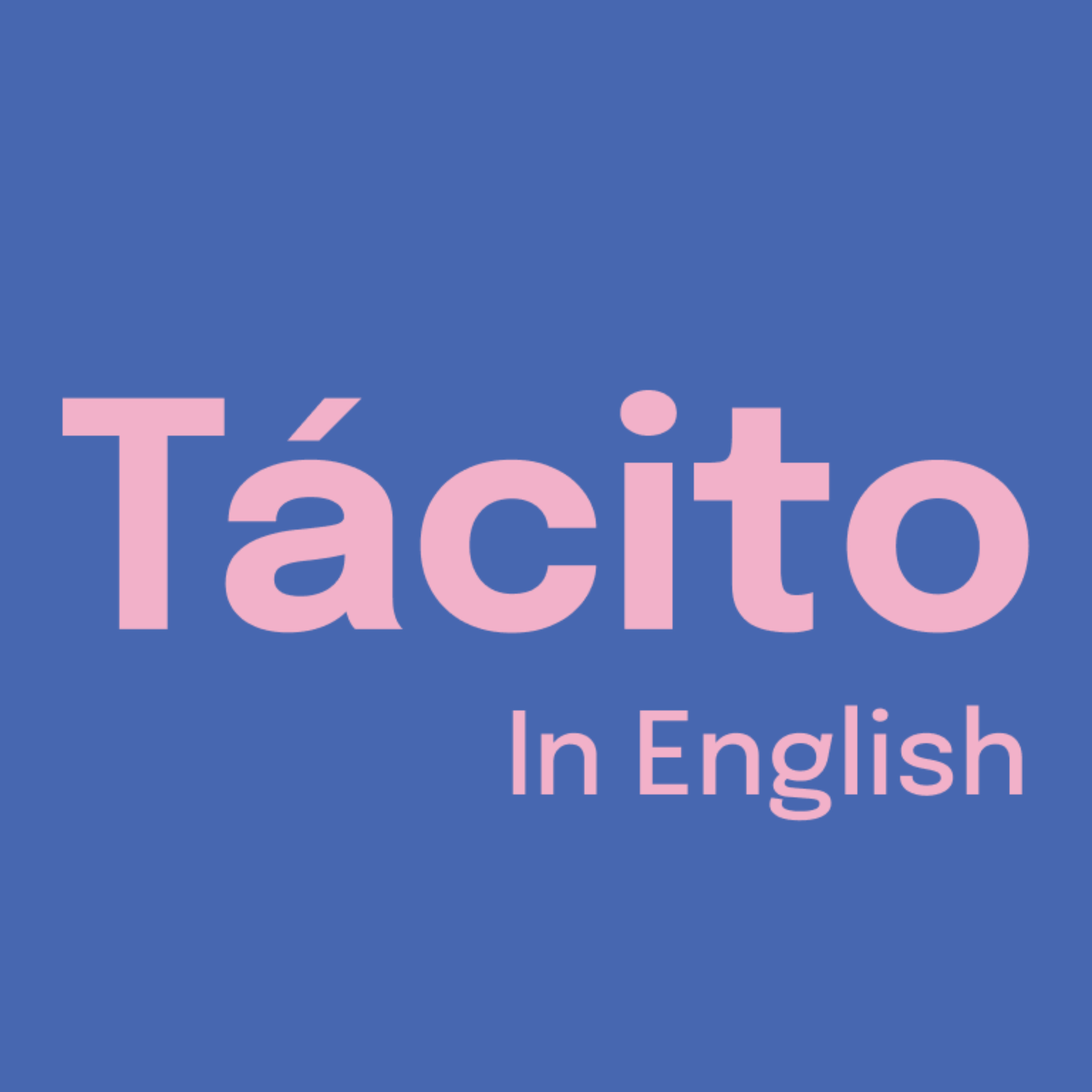 Tacito in English