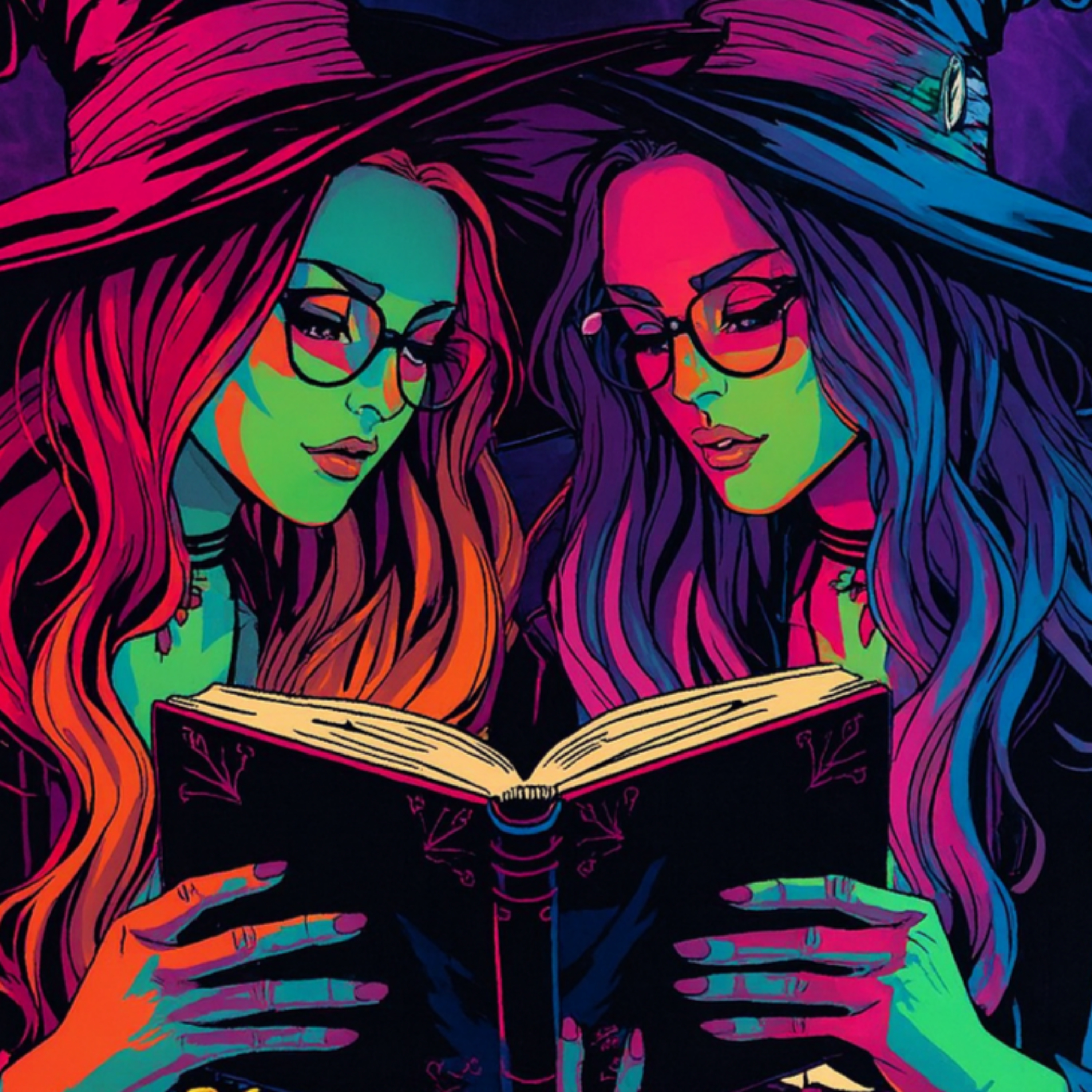 Two Crones And A Book