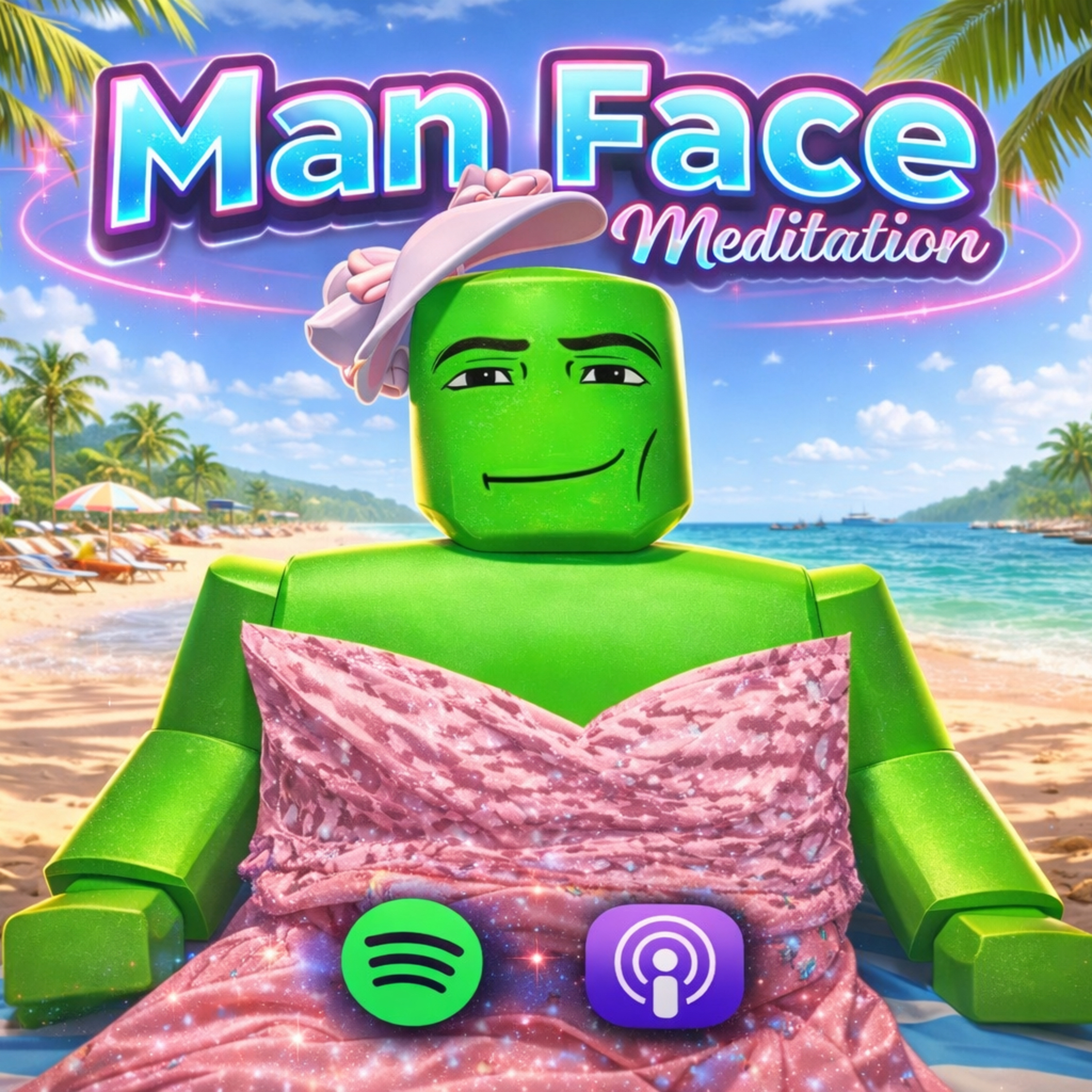 Man Face Meditation
