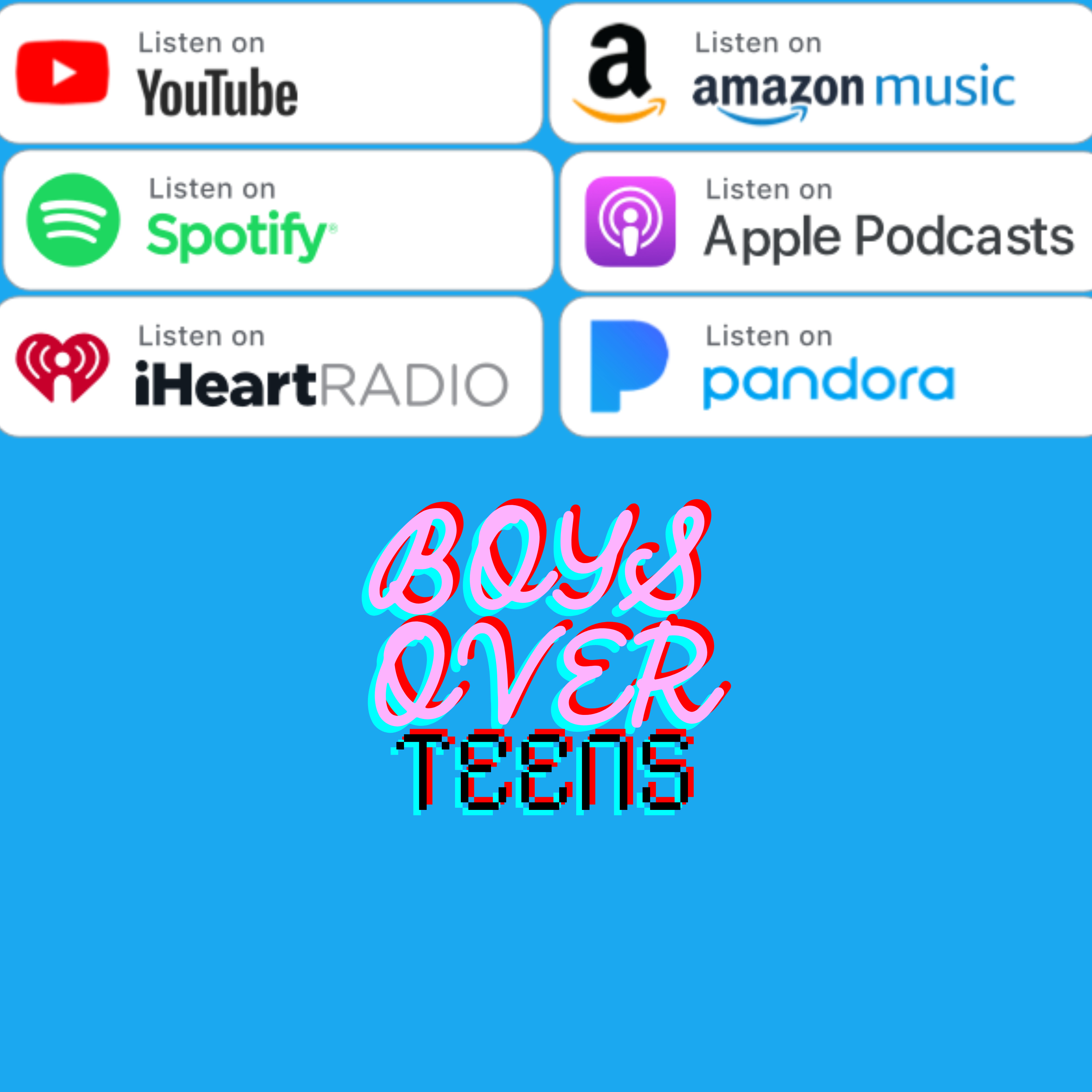BOYSOVERTEENS podcast artwork