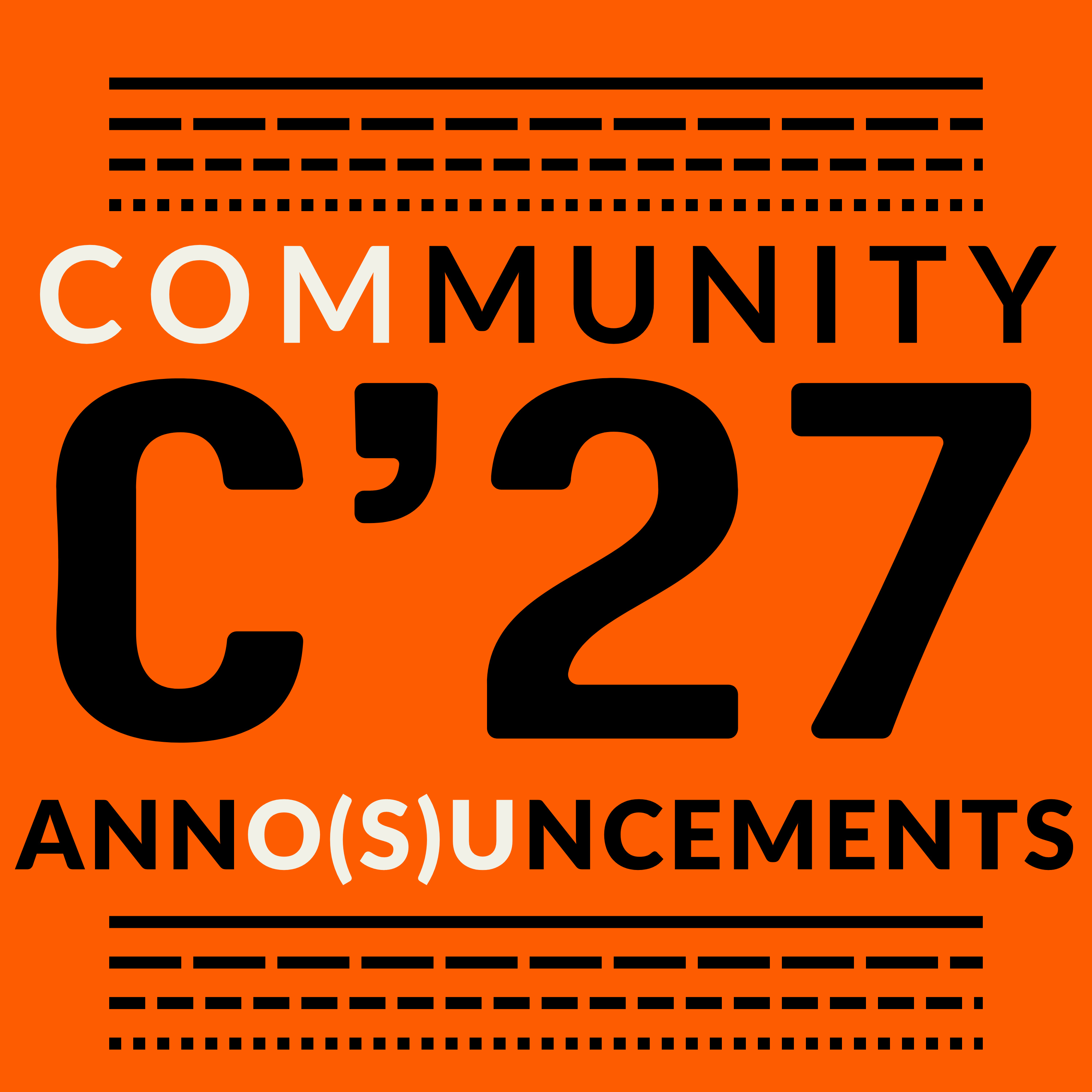 COMmunity AnOSUncements