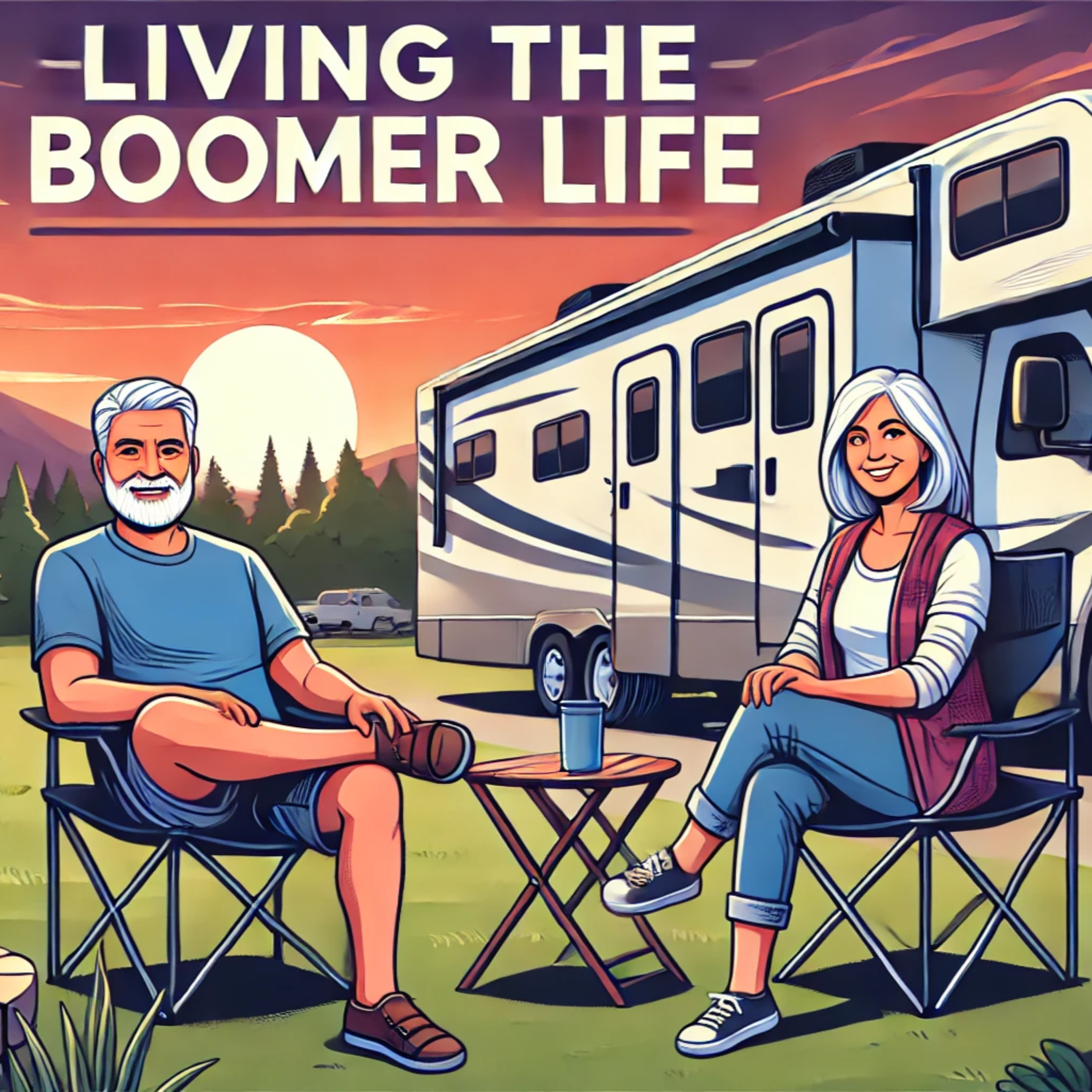 Living the Boomer Life podcast artwork