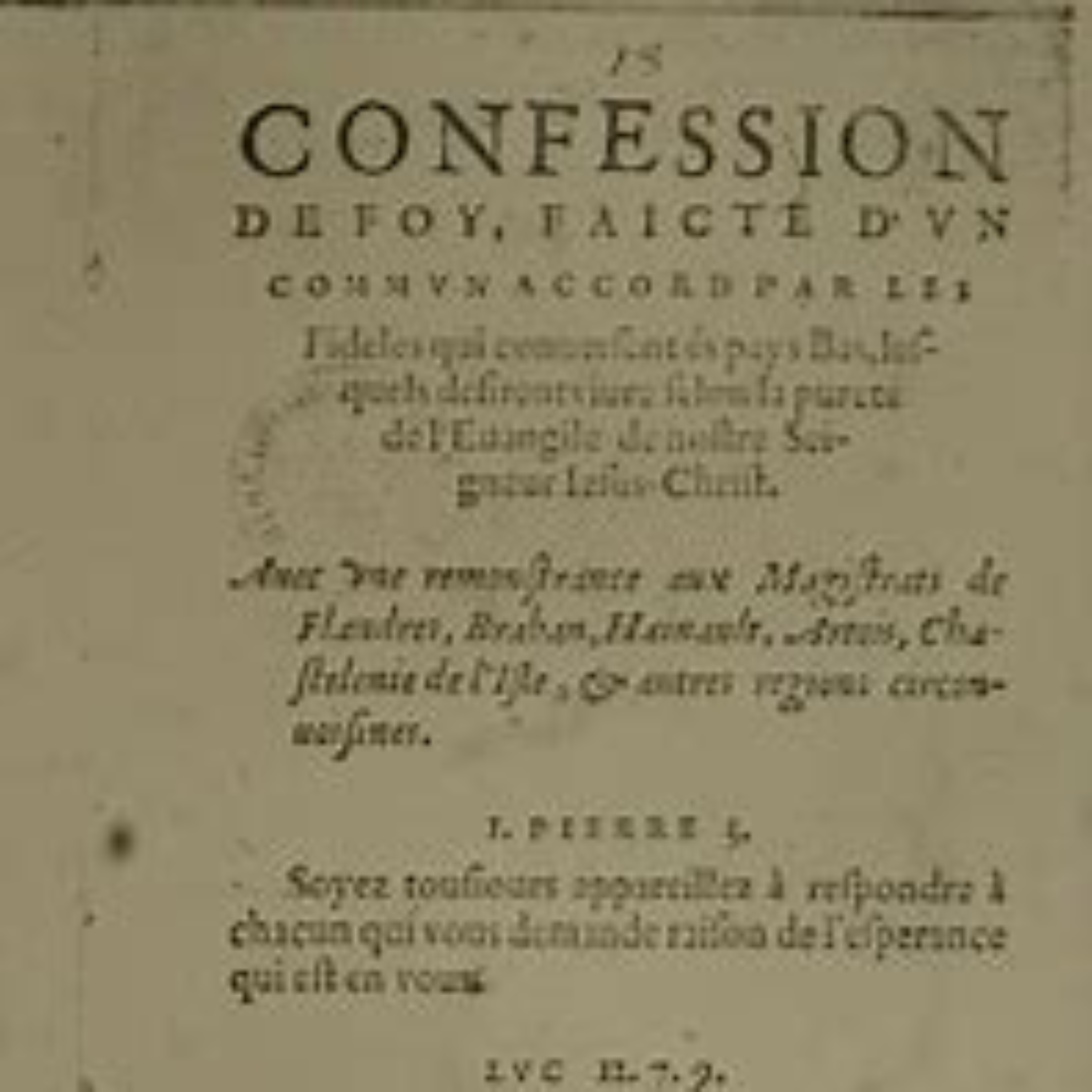 Belgic Confession