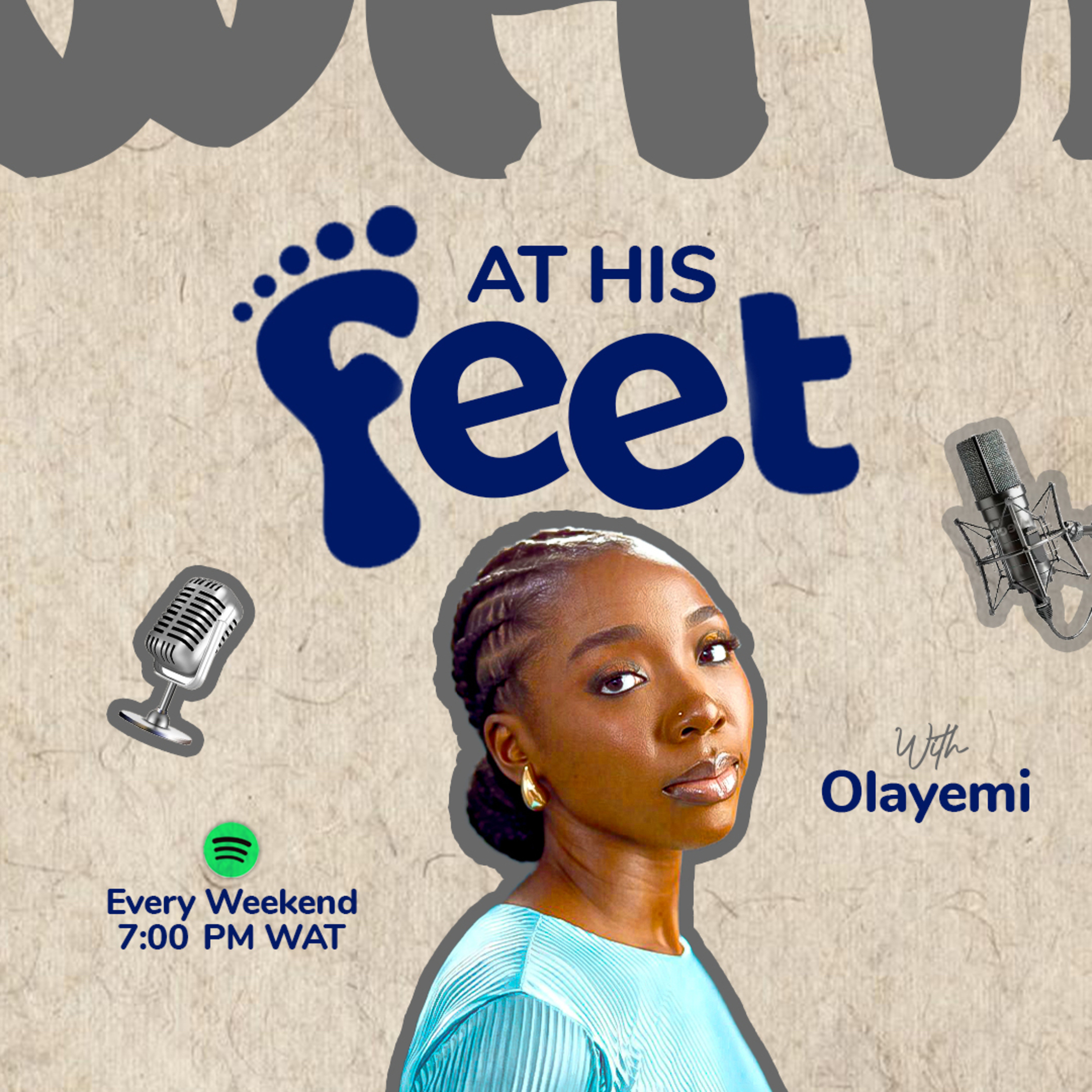 At His Feet
