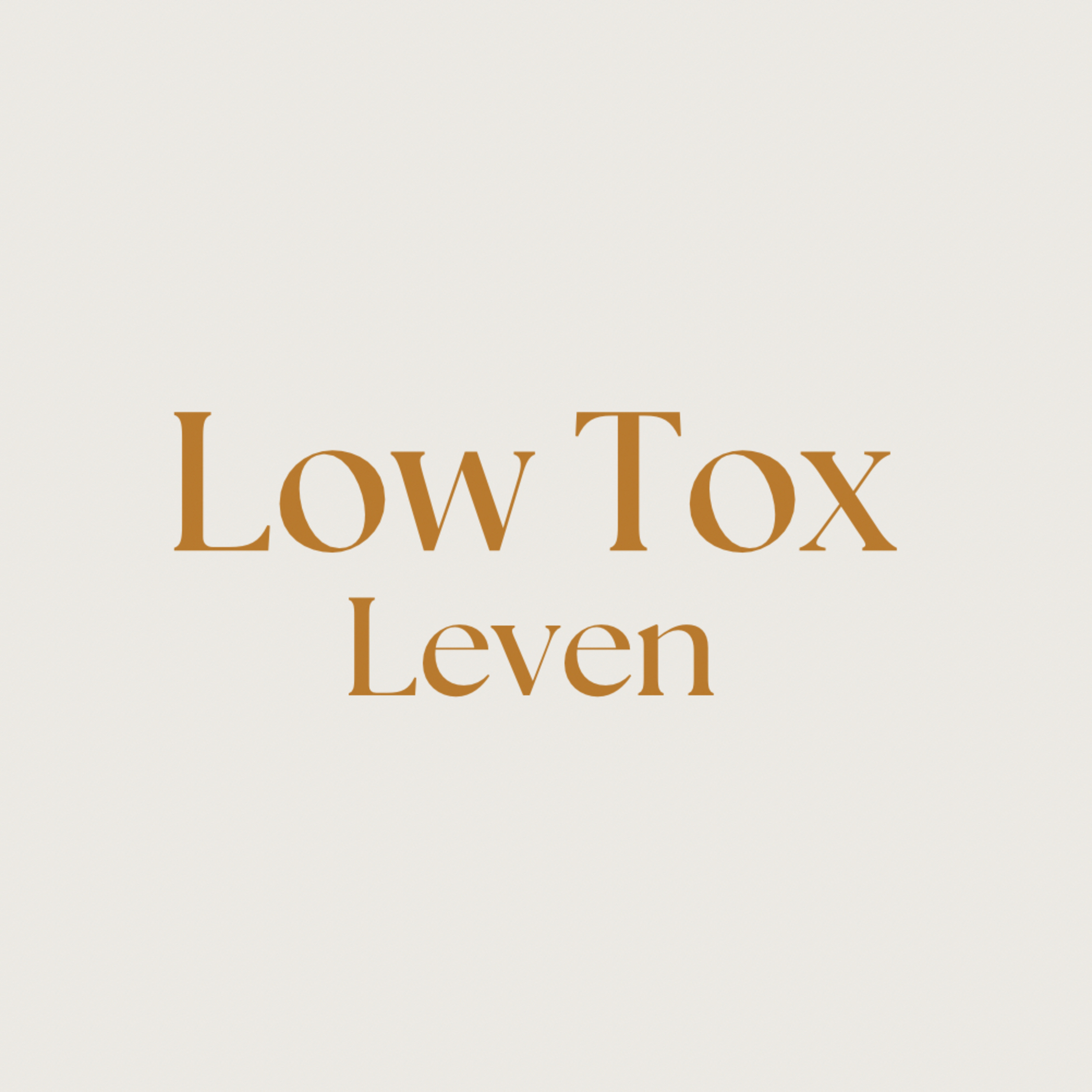 Low Tox Leven Podcast